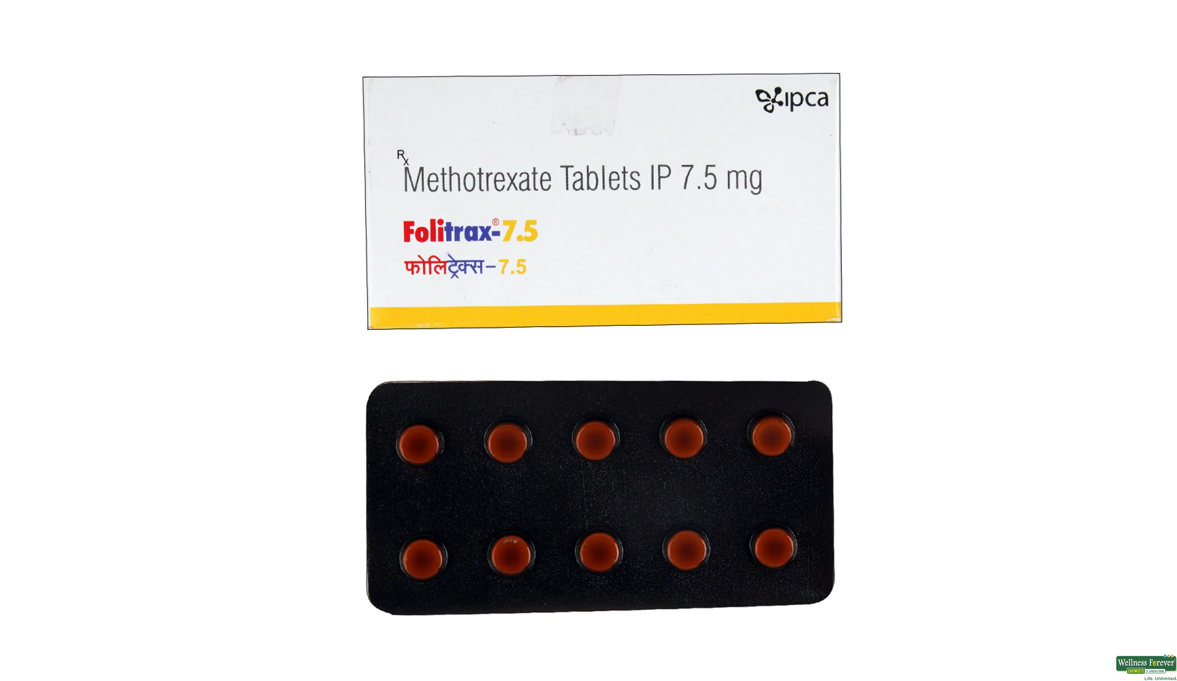 FOLITRAX 7.5MG 10TAB- 1, 10TAB, 