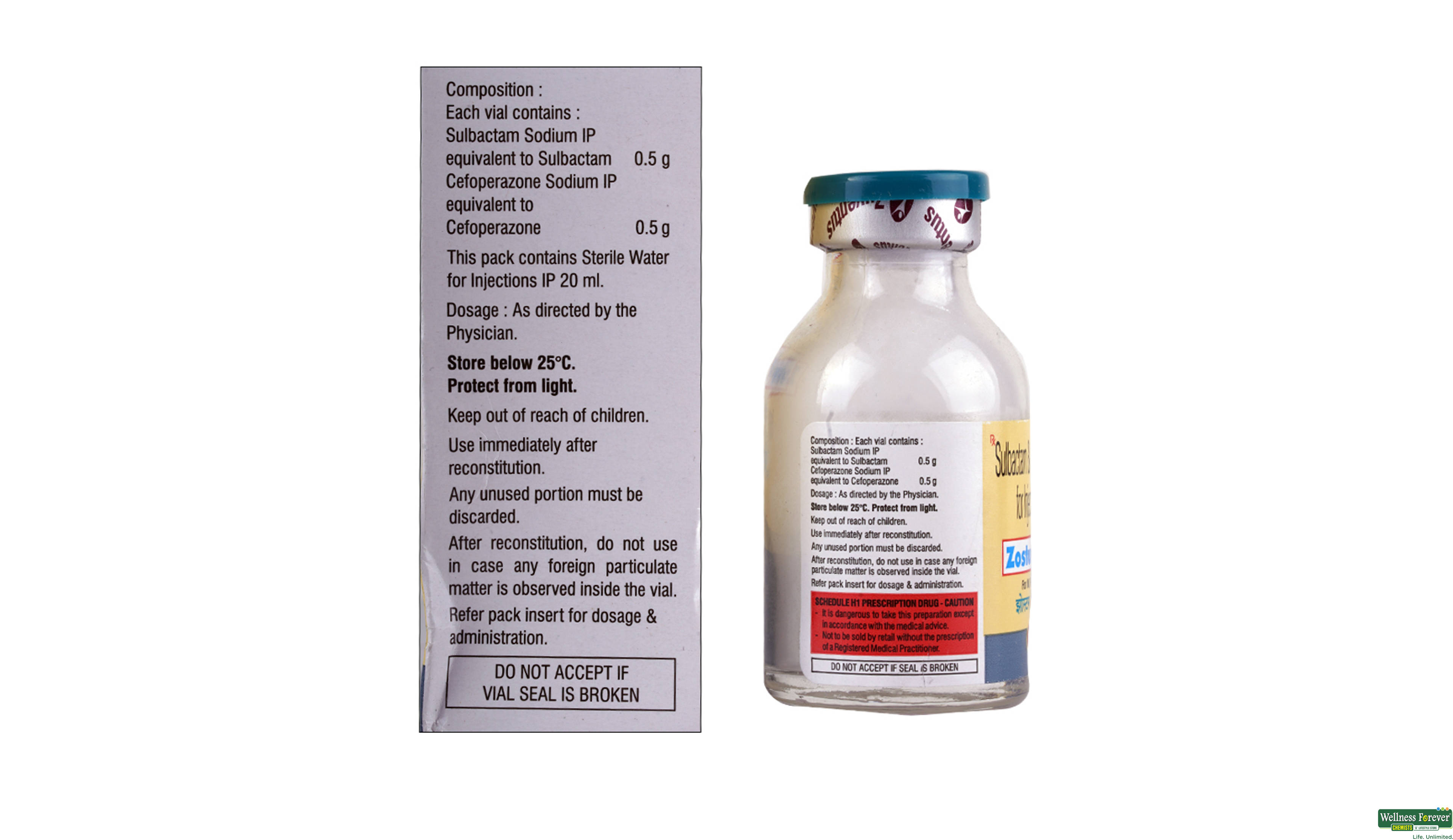 ZOSTUM 1GM INJ VIAL- 2, 1PC, 