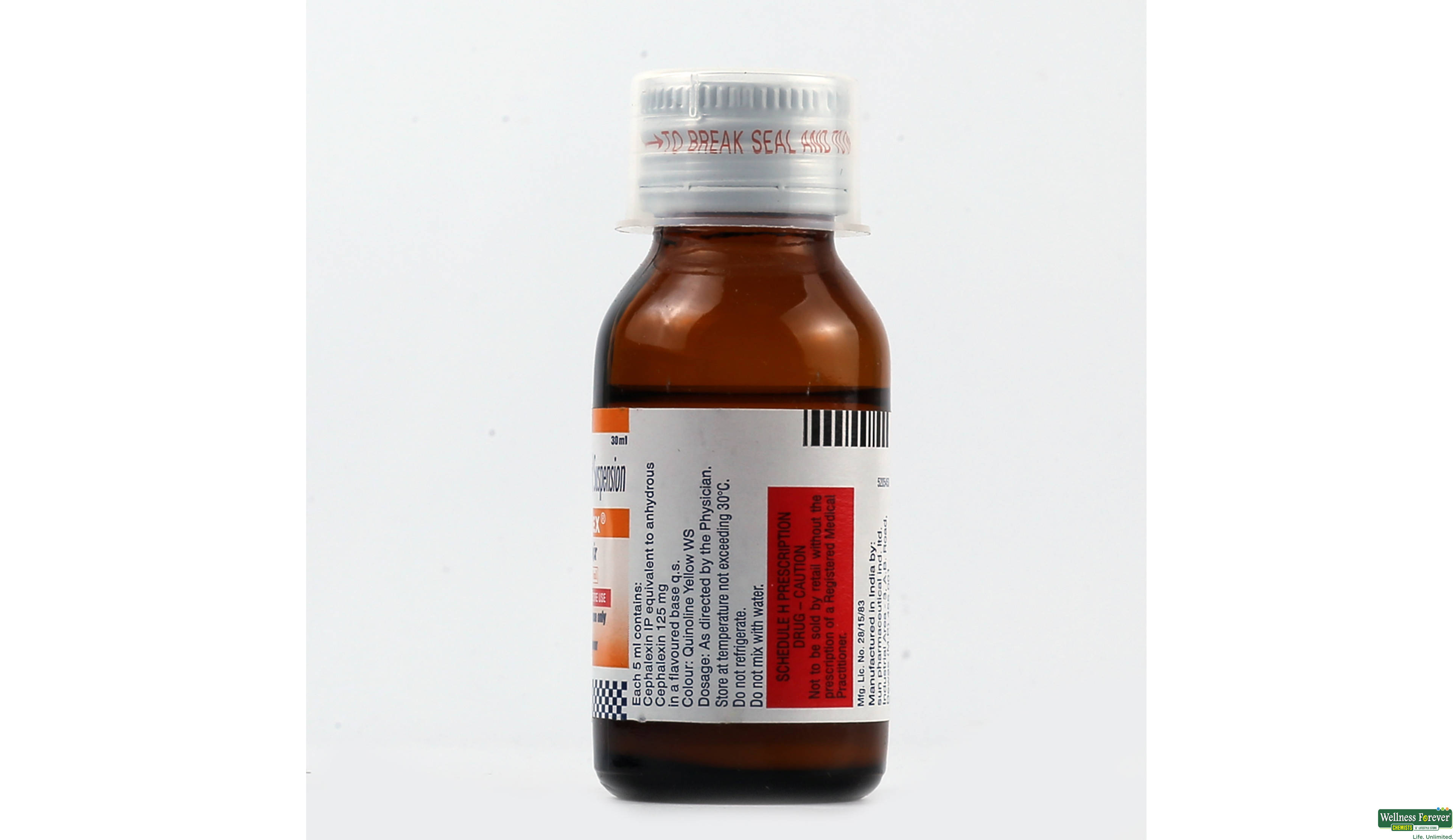 SPORIDEX 125MG REDIMIX SYP 30ML- 2, 30ML, 