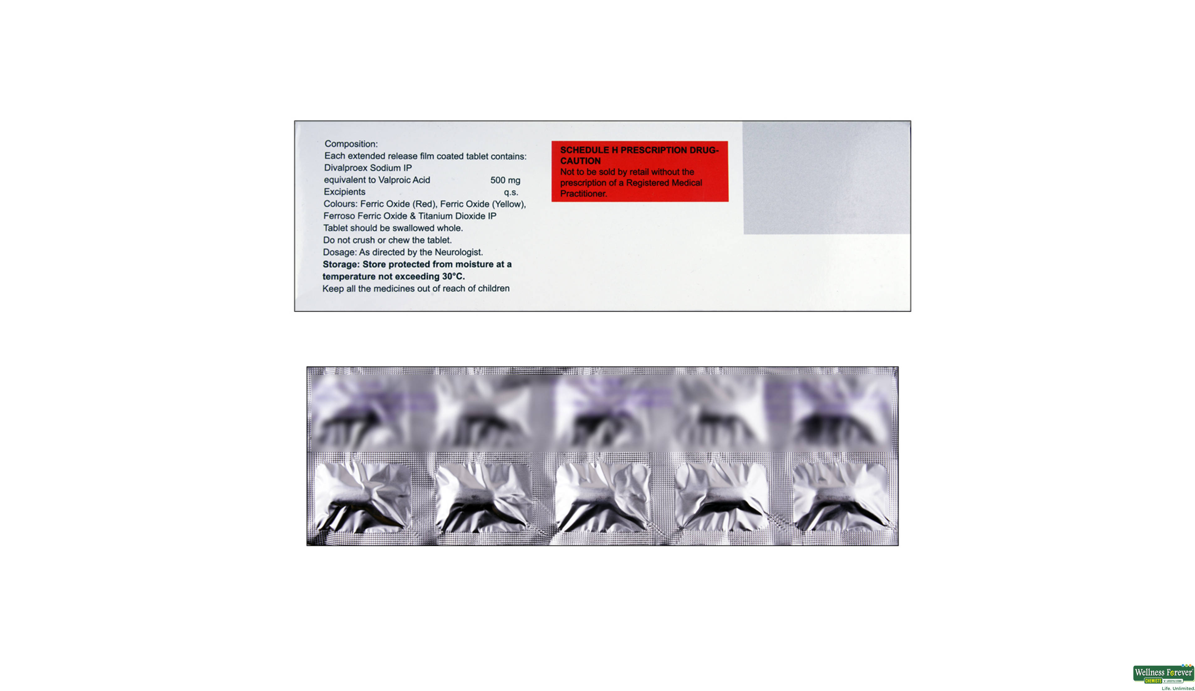 DESVAL-ER 500MG 10TAB- 2, 10TAB, 