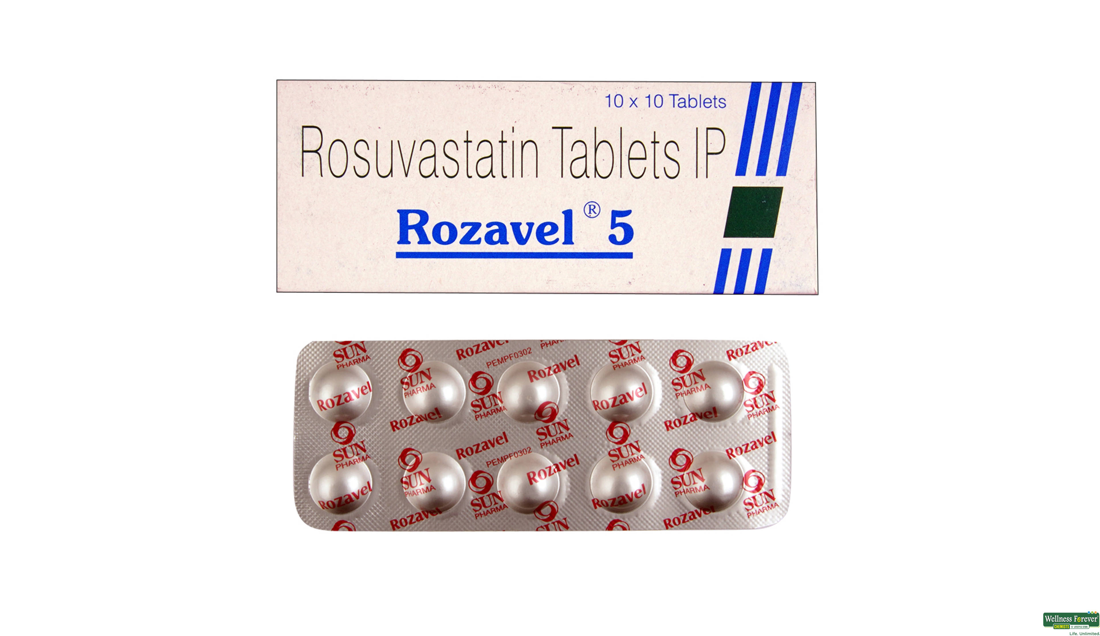ROZAVEL 5MG 10TAB ##- 1, 10TAB, 