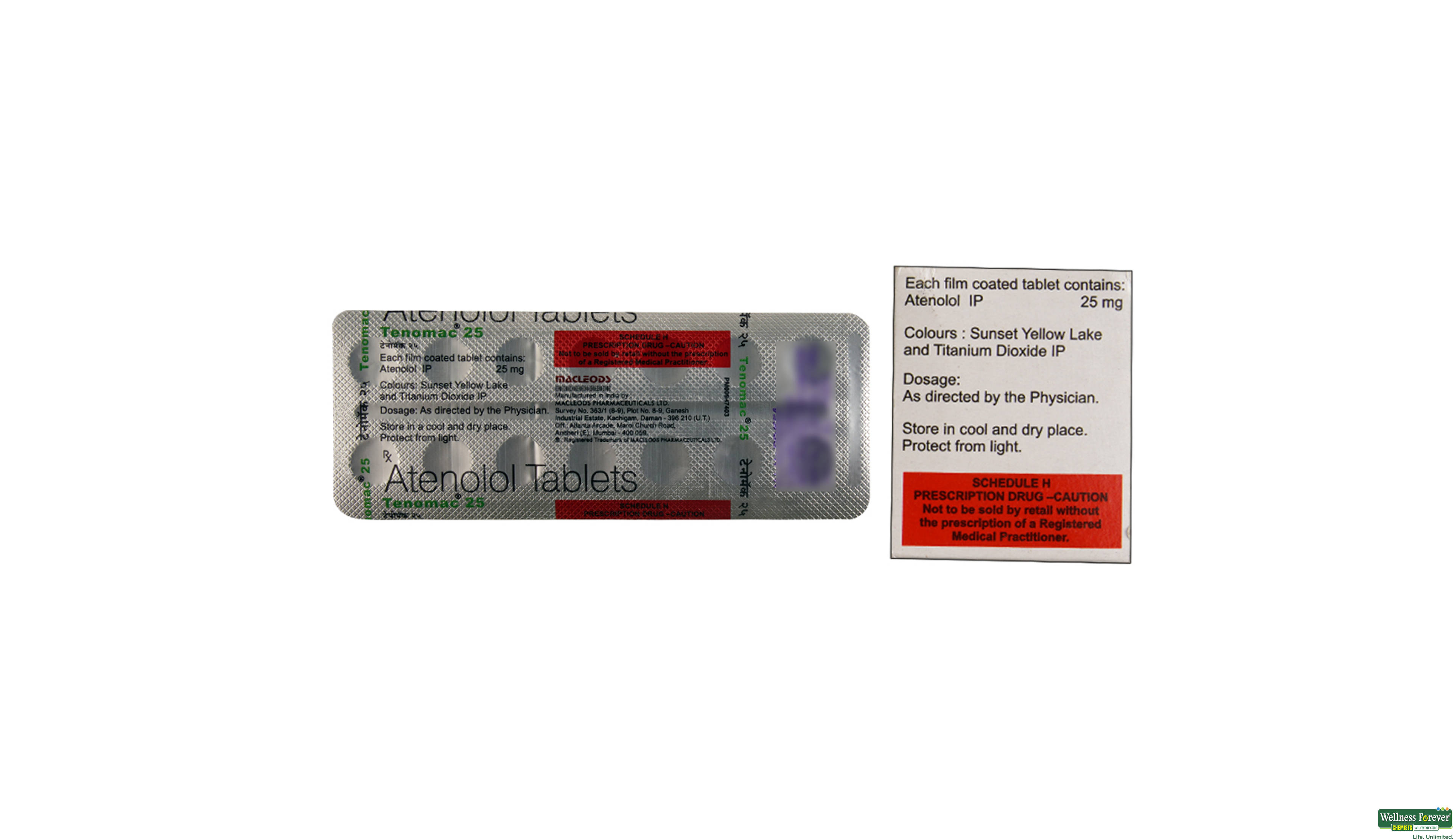 TENOMAC 25MG 14TAB- 2, 14TAB, 