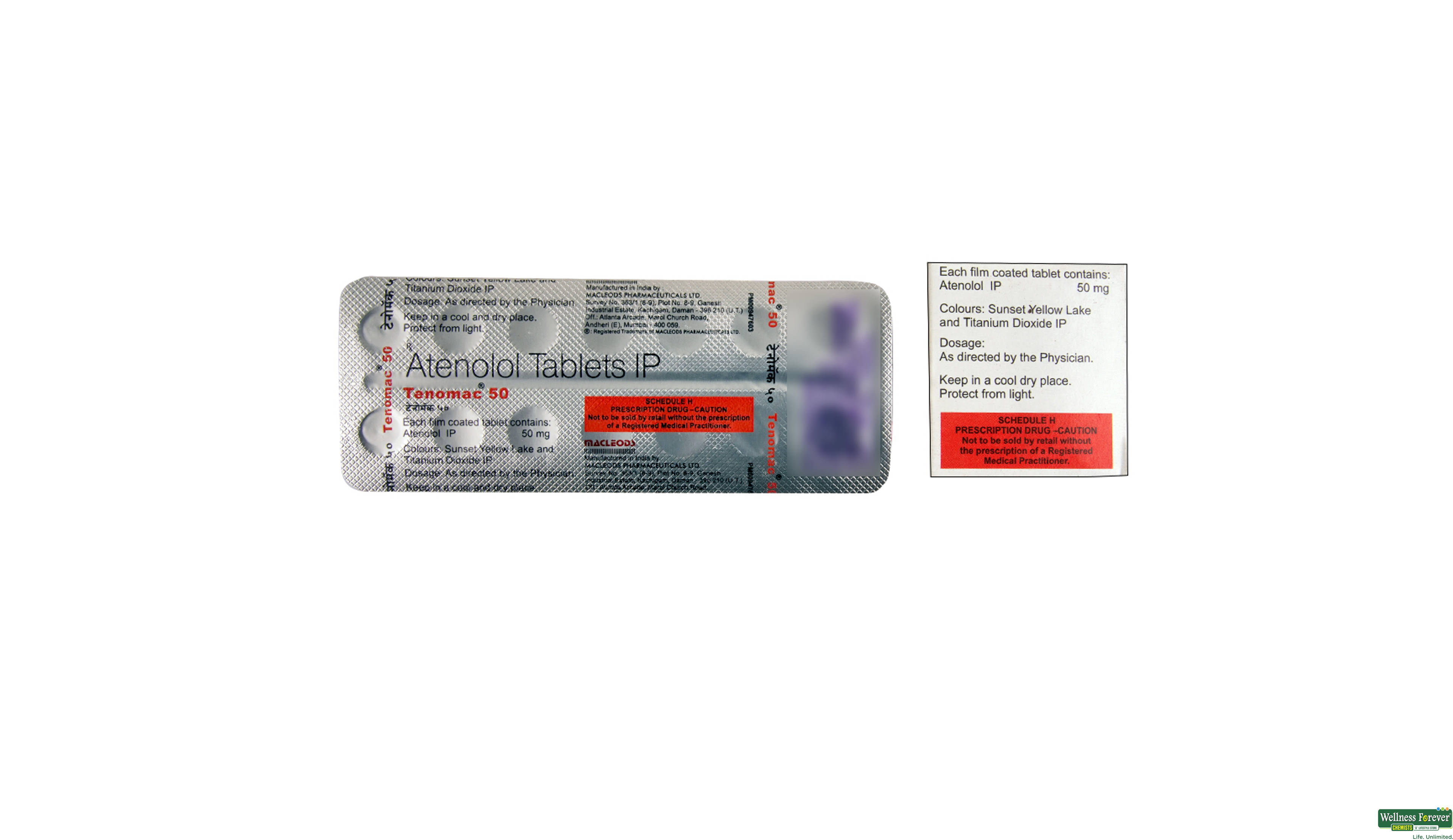 TENOMAC 50MG 14TAB- 2, 14TAB, 