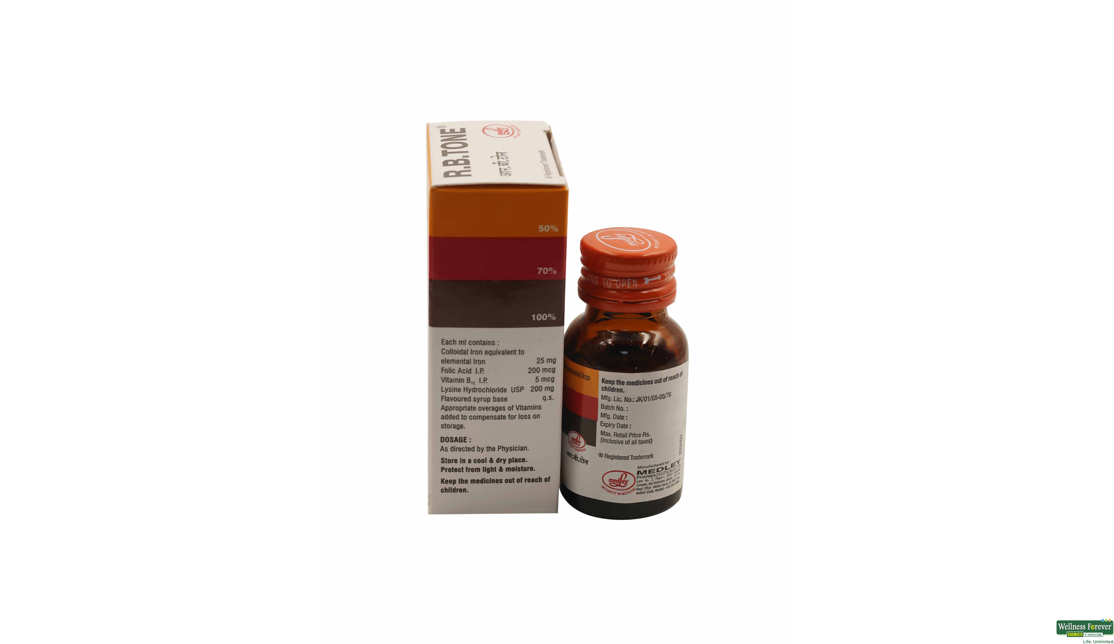 R.B.TONE ORAL DROP 15ML- 2, 15ML, 