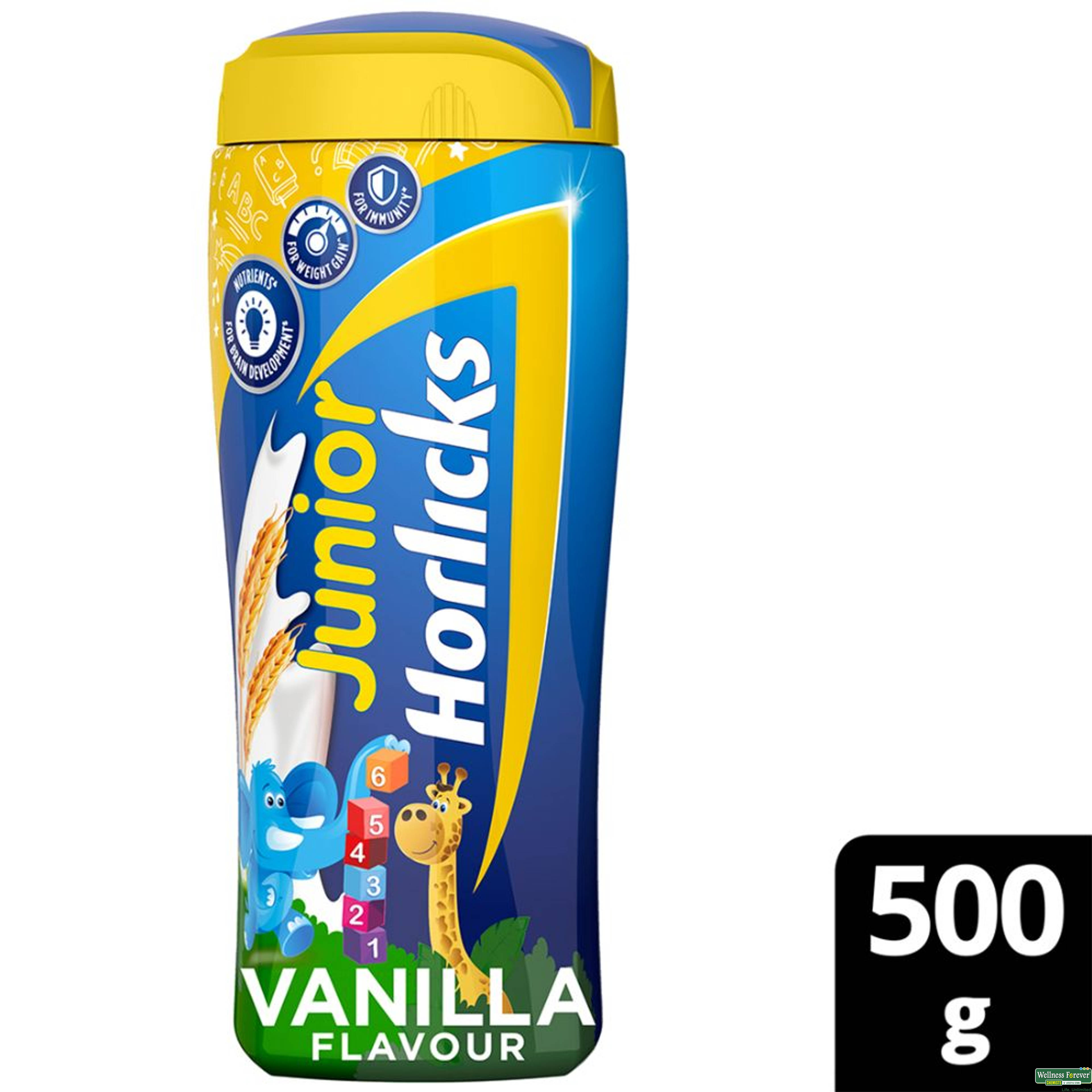 Horlicks Junior Health & Nutrition Drink Vanilla 500g-image