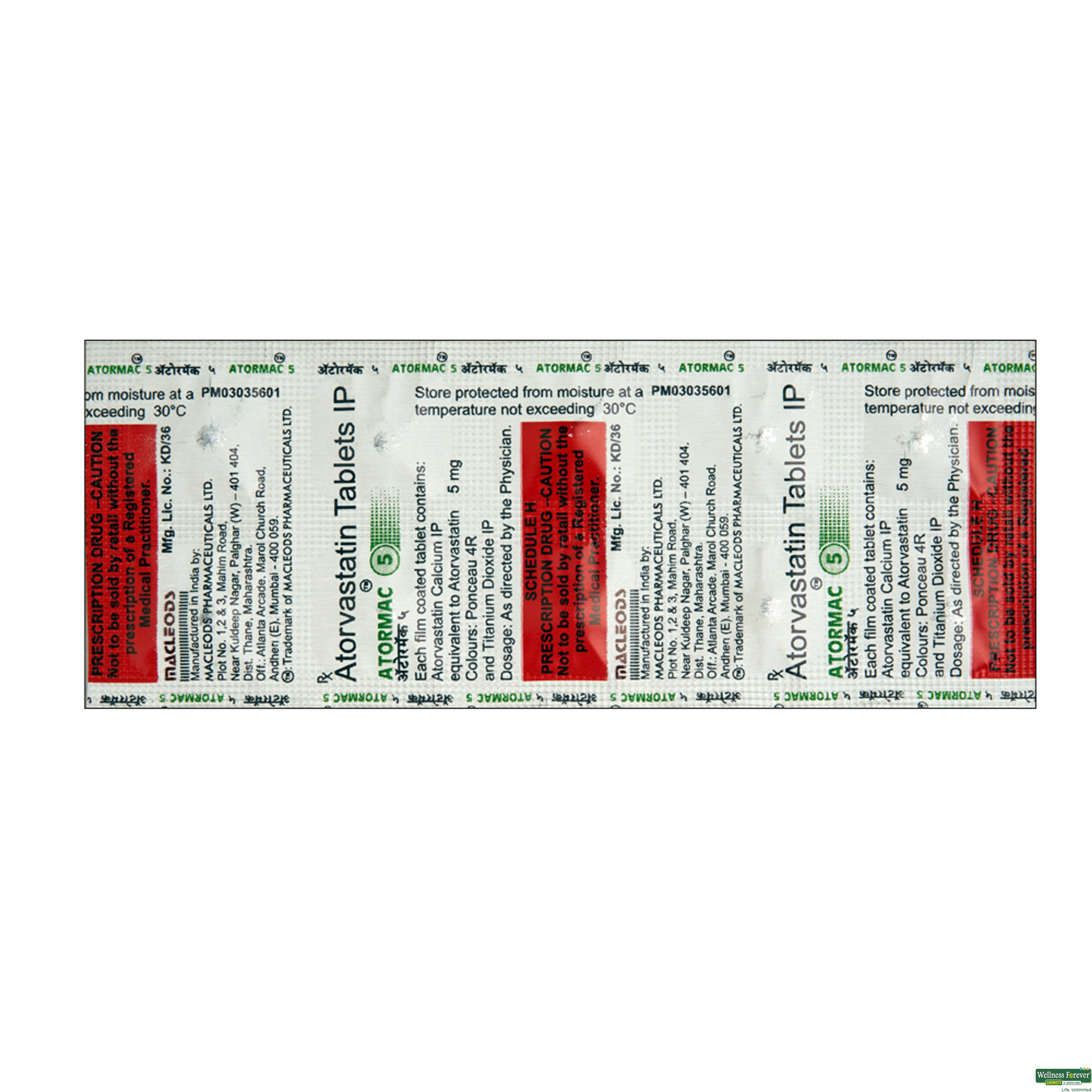 ATORMAC 5MG 10TAB-image