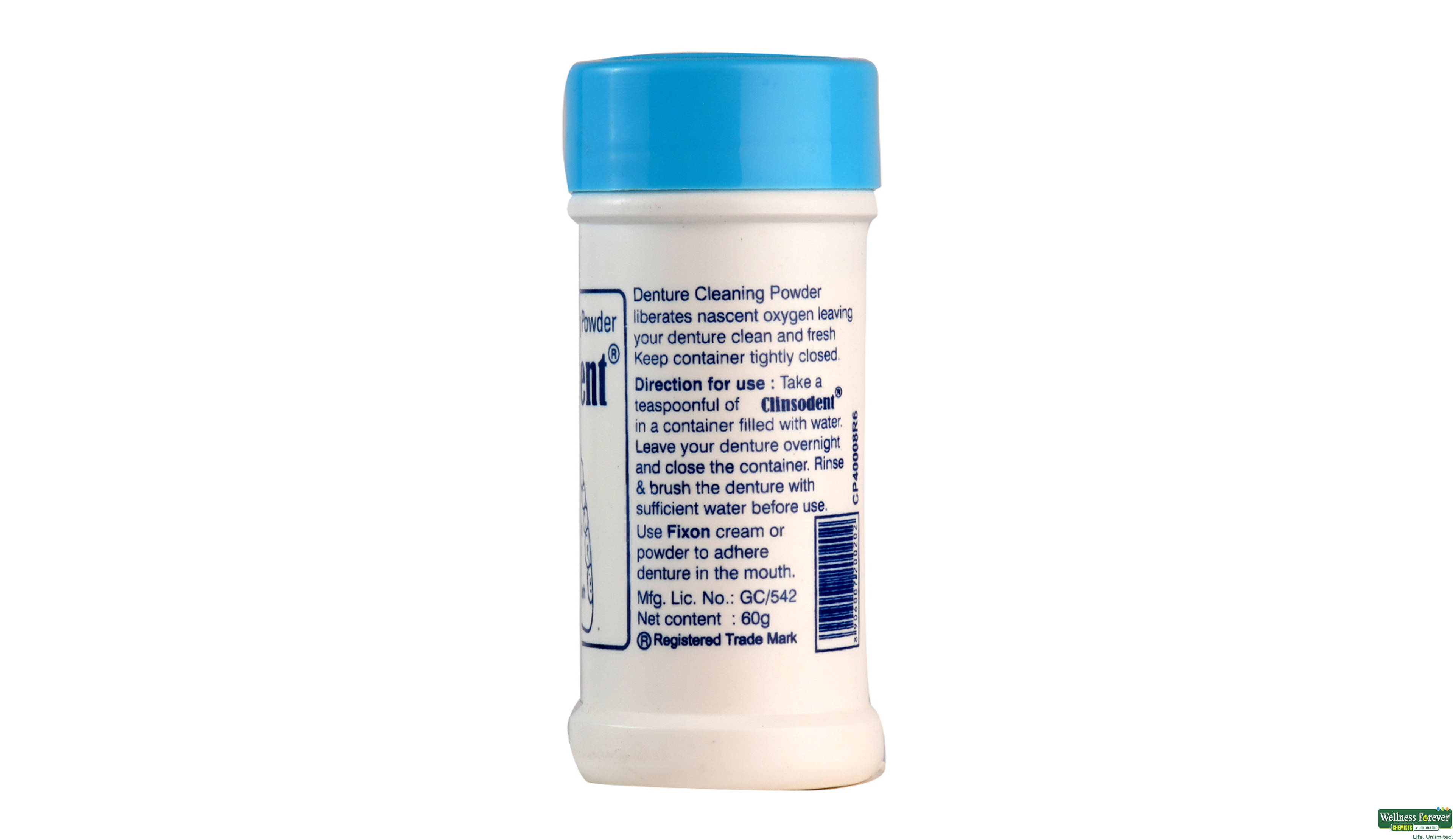 CLINSODENT POW 60GM- 2, 60GM, 