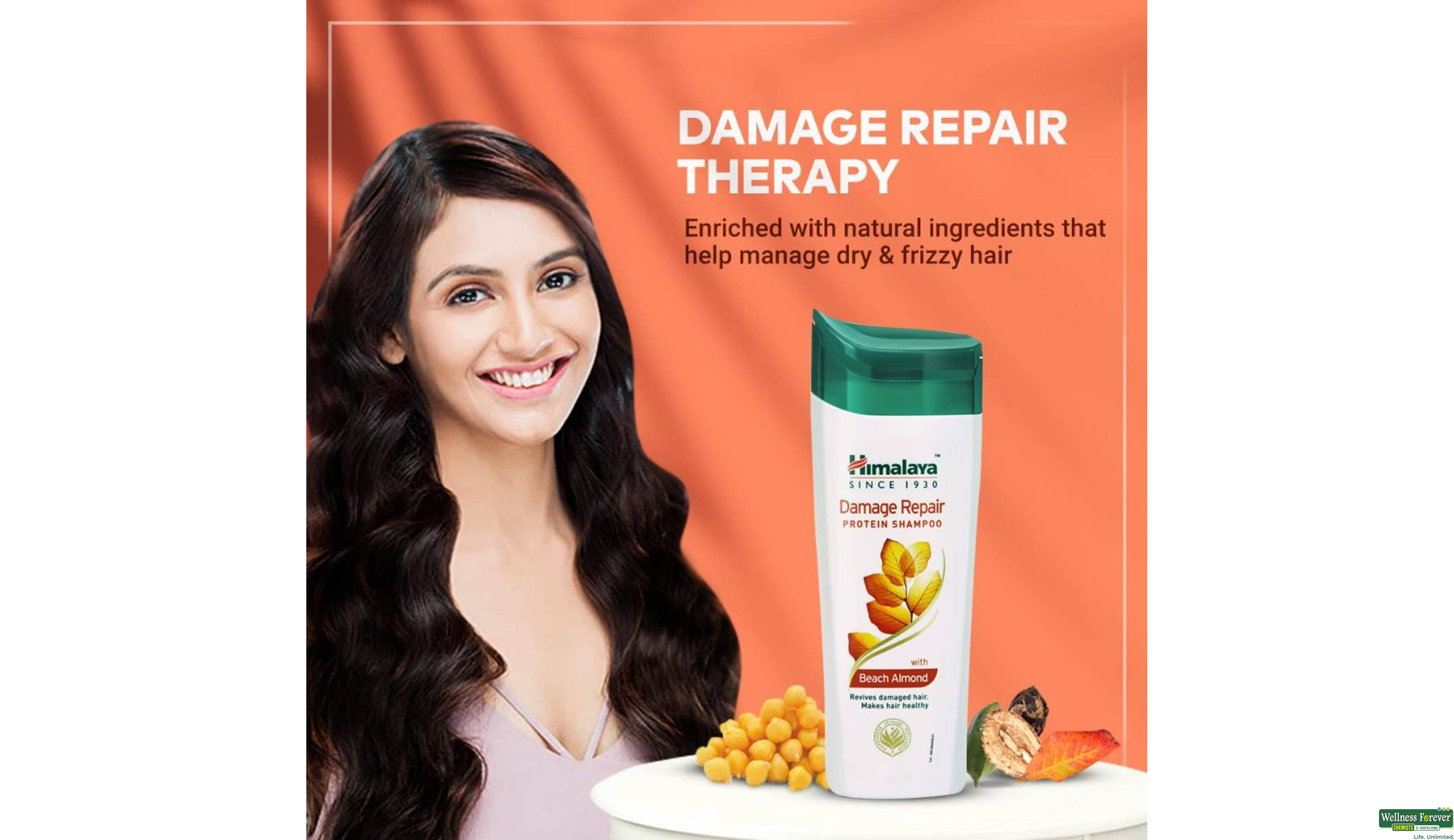 HIMA SHMP DAMAGE REPAIR 180ML- 2, 180ML, 