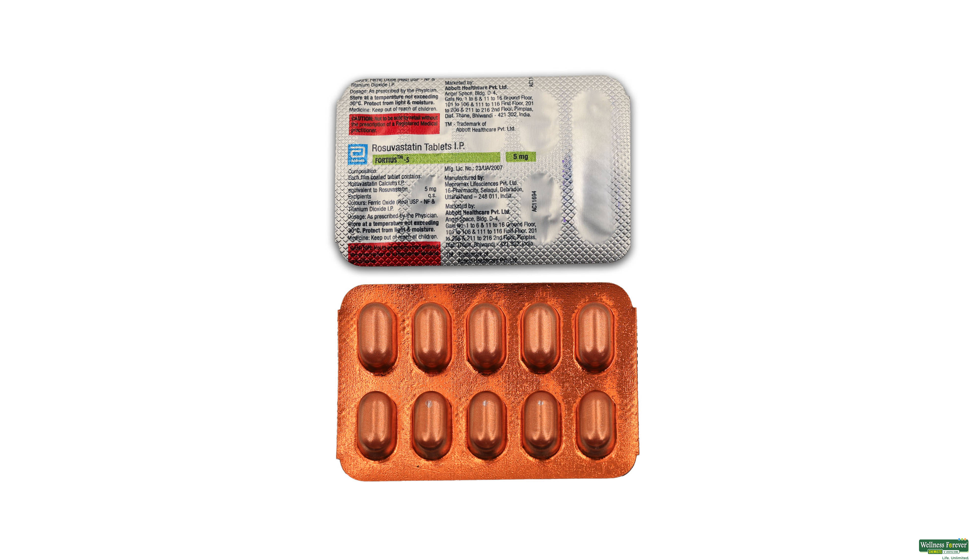 FORTIUS 5MG 10TAB- 1, 10TAB, 