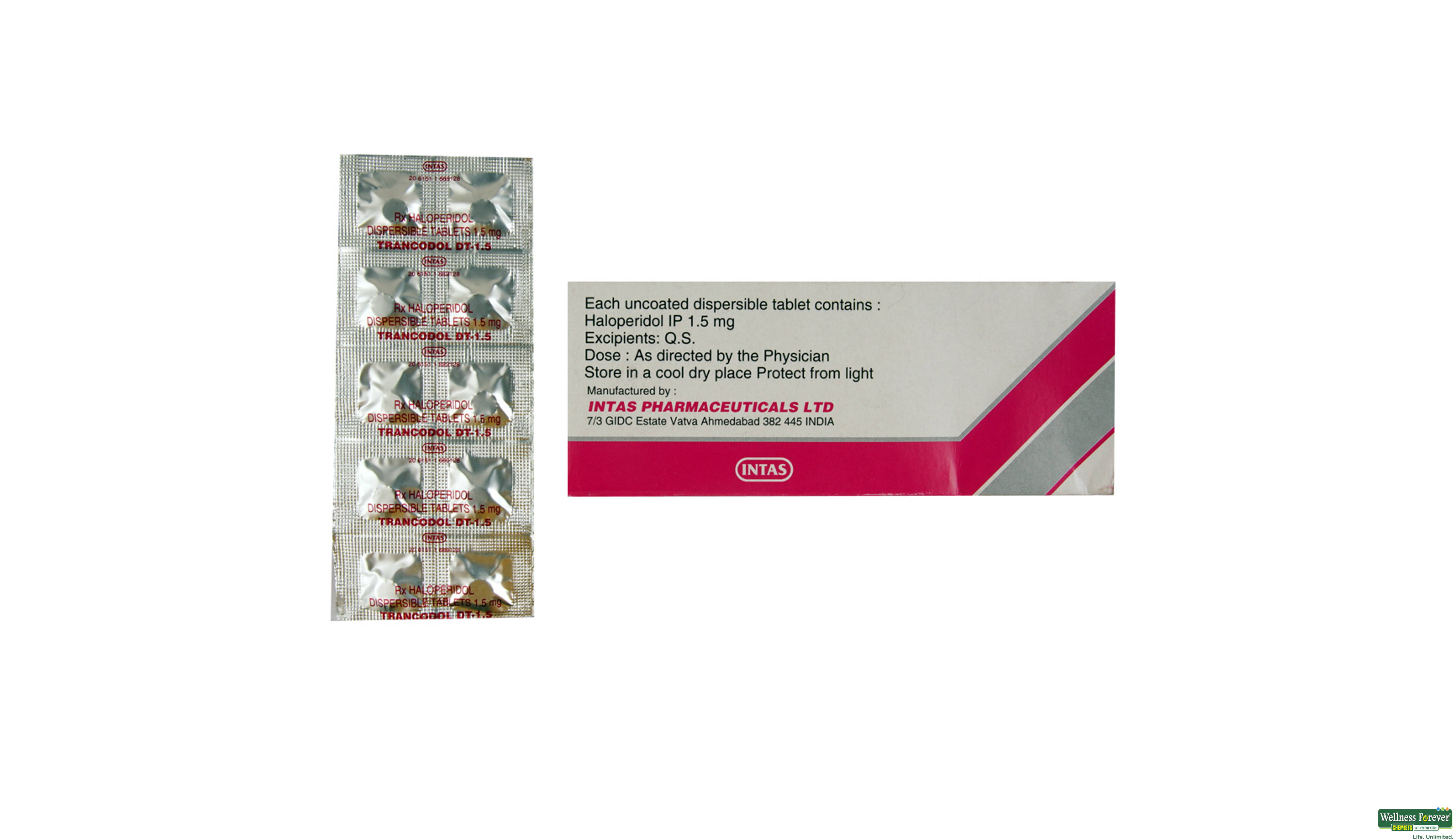 TRANCODOL-DT 1.5MG 10TAB- 2, 10TAB, 