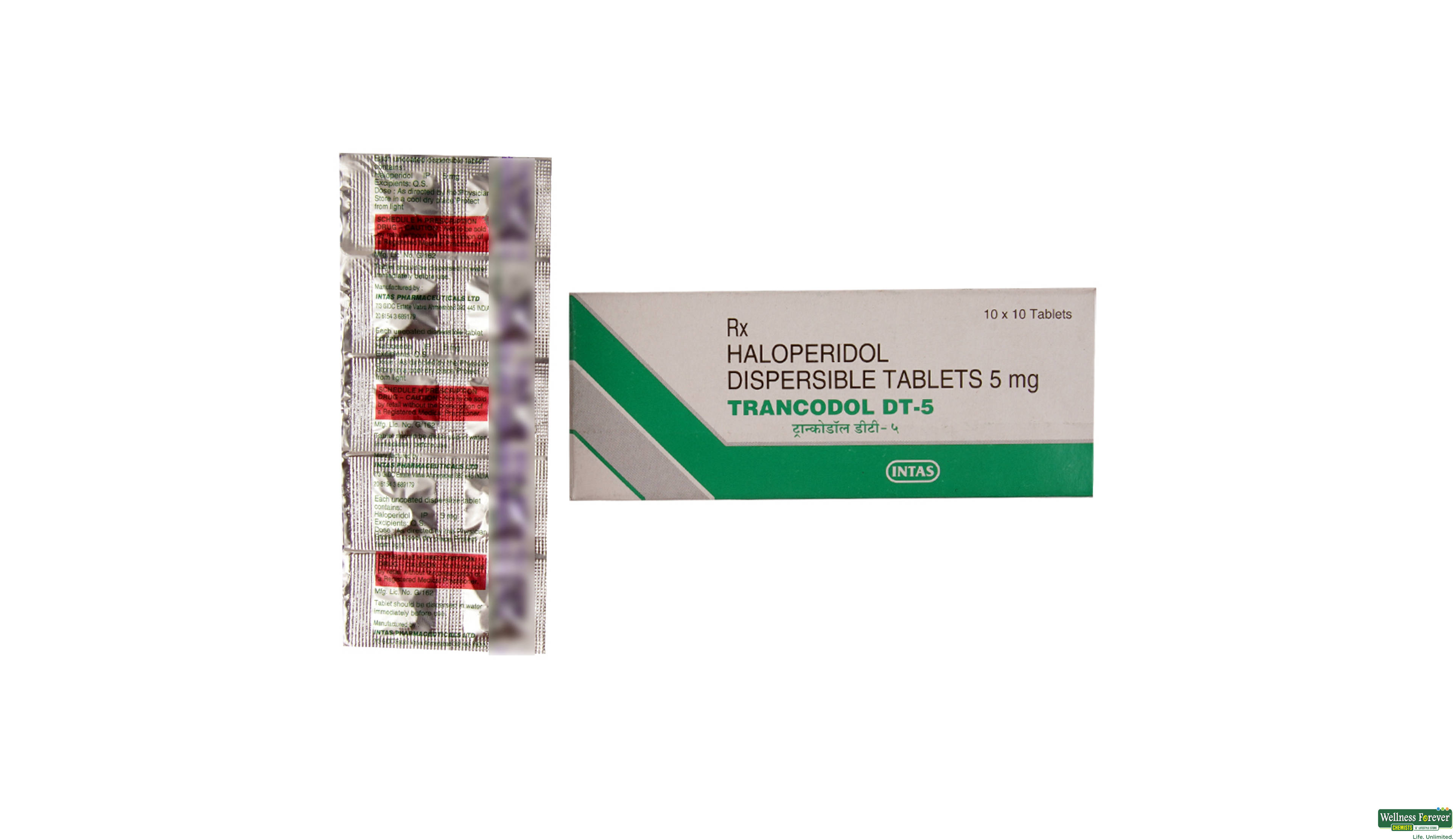 TRANCODOL-DT 5MG 10TAB- 1, 10TAB, 