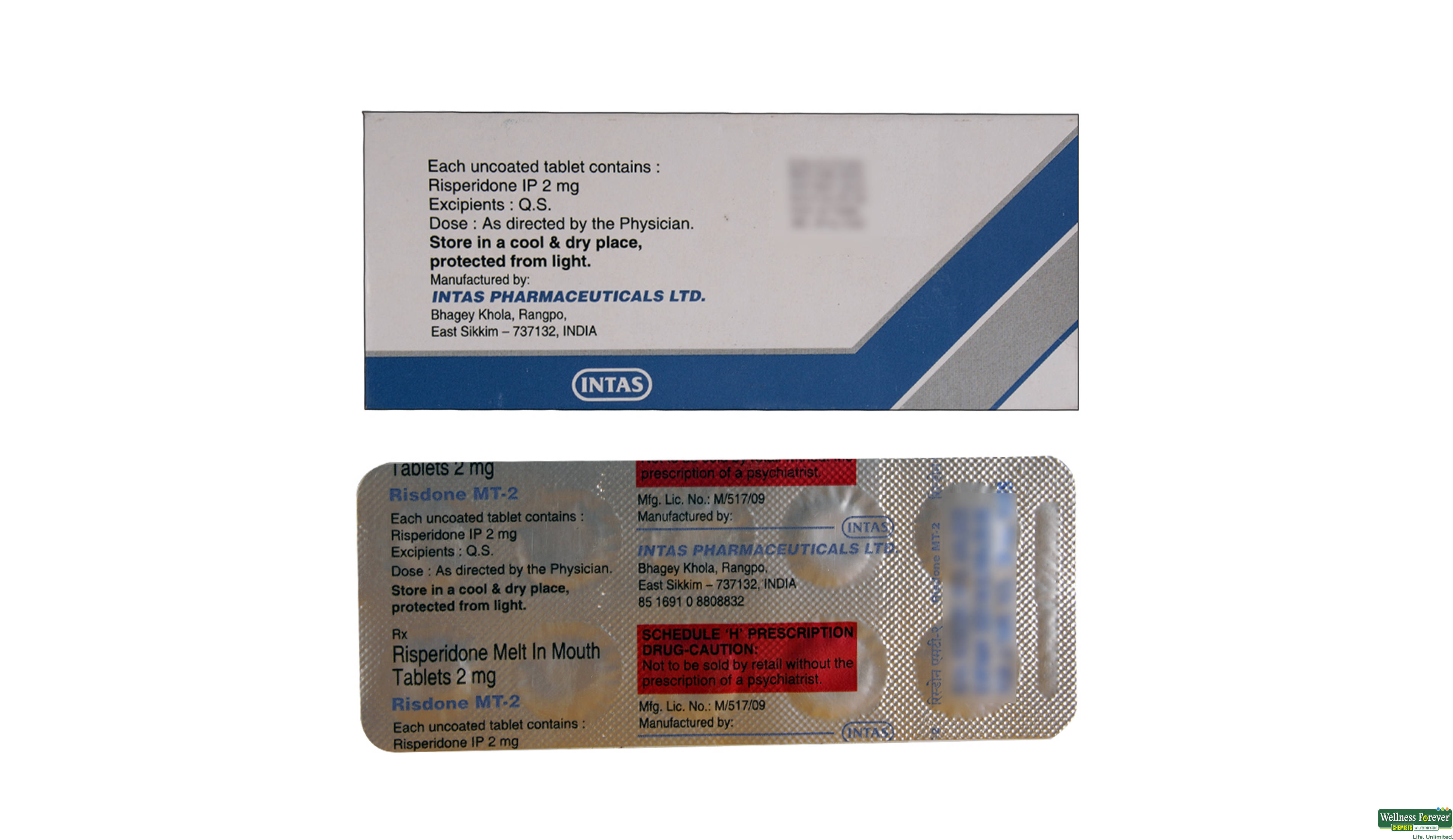 RISDONE-MT 2MG 10TAB- 2, 10TAB, 