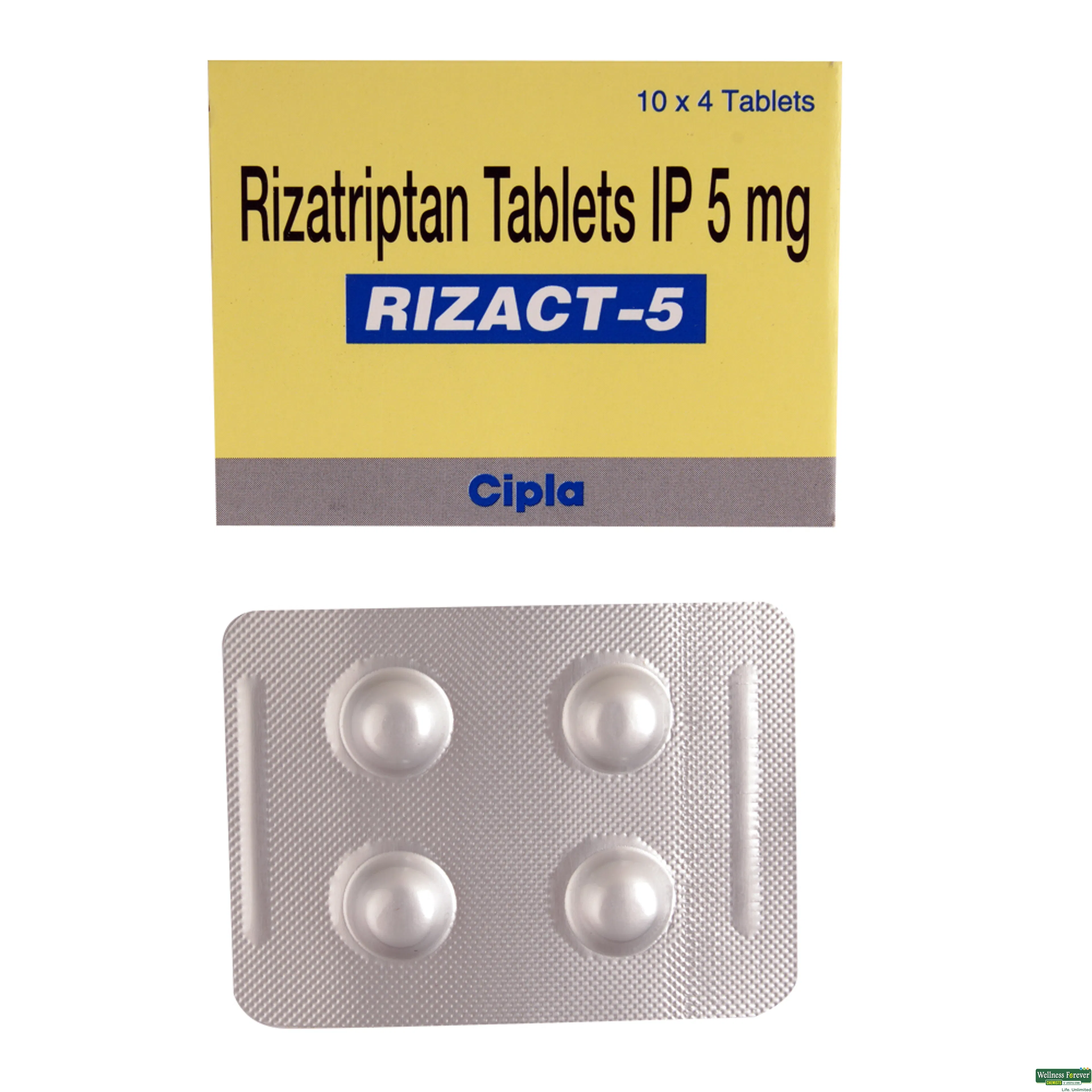 RIZACT 5MG 4TAB-image