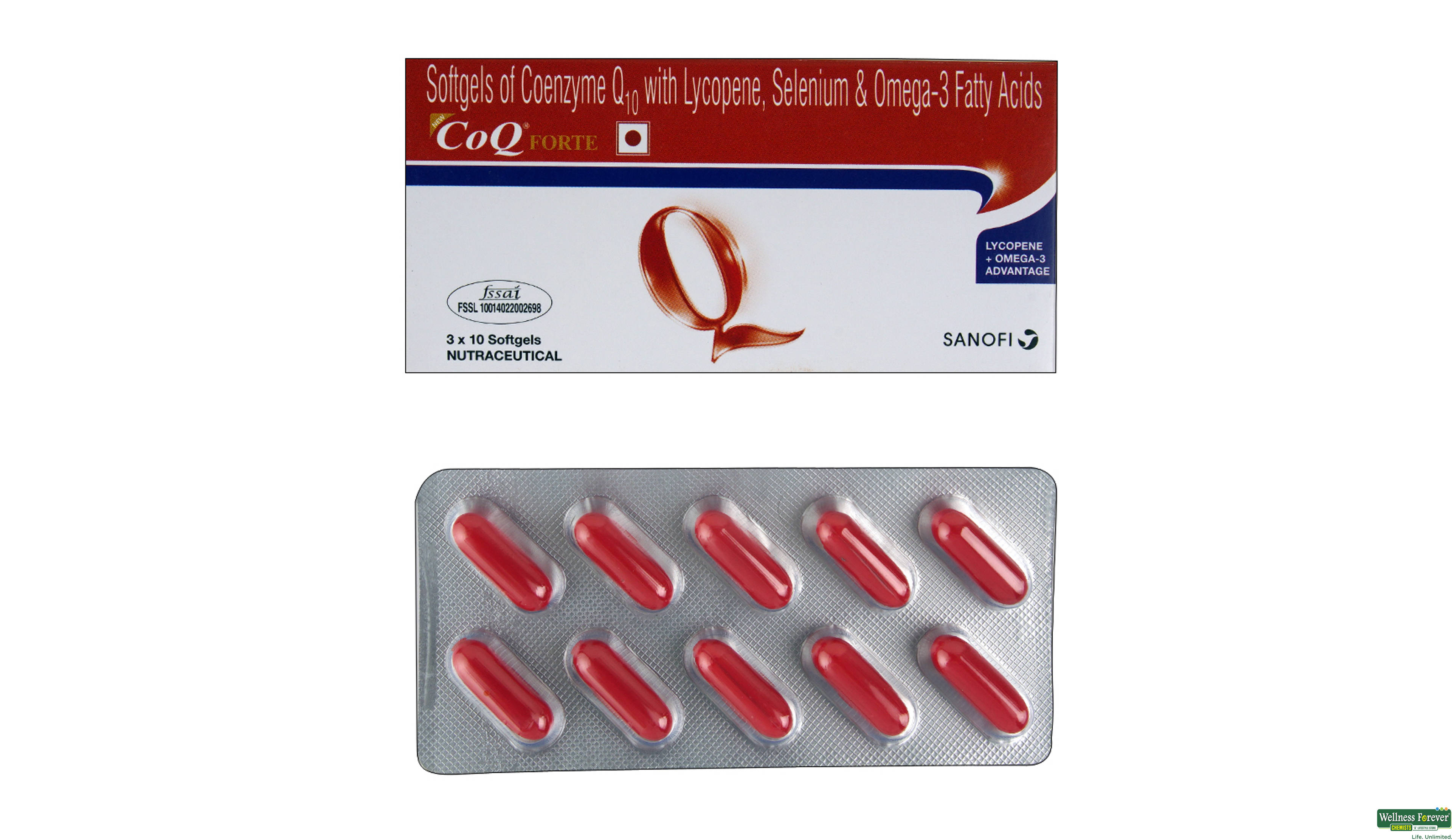 COQ-FORTE 10CAP- 1, 10CAP, 