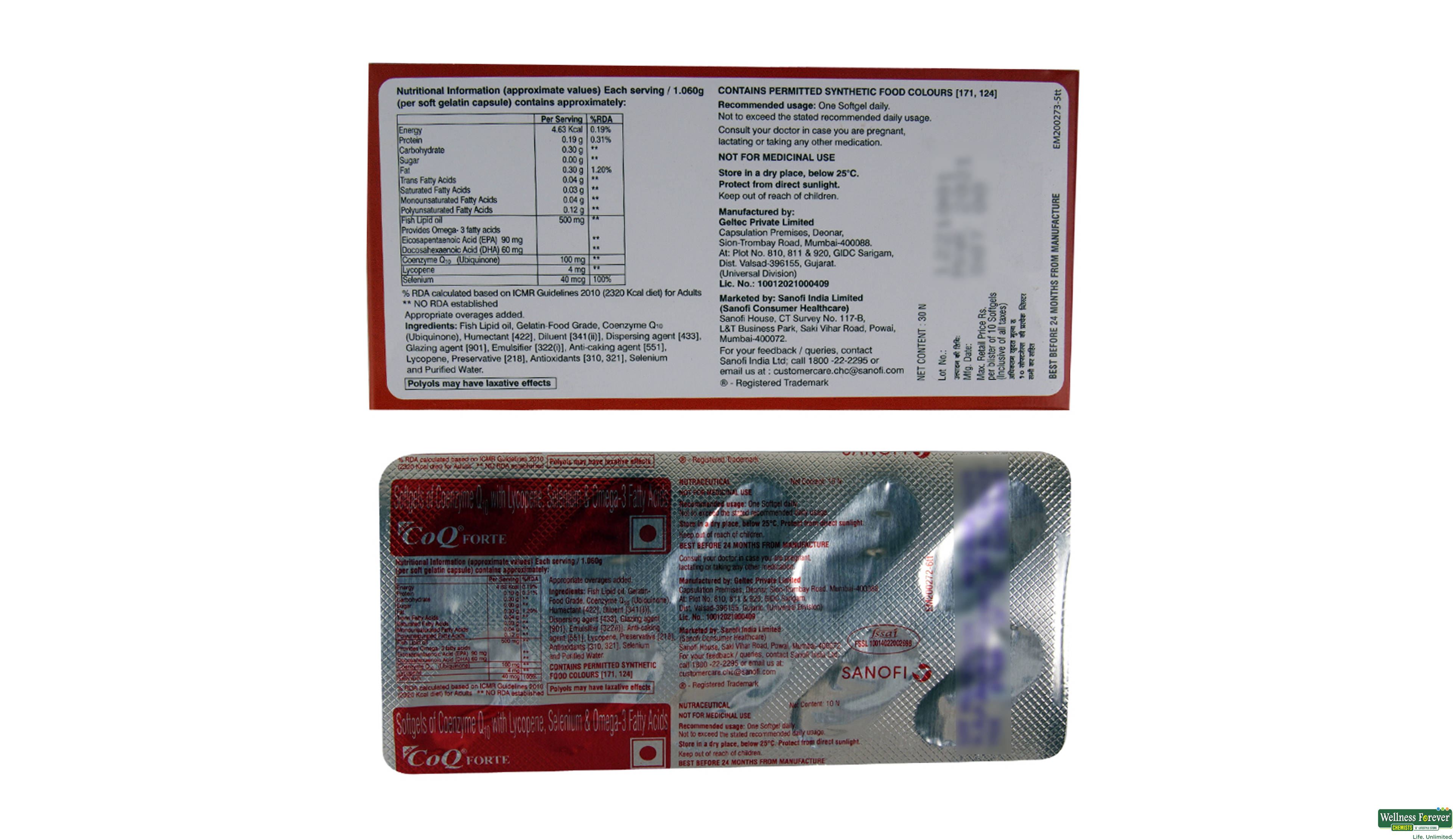 COQ-FORTE 10CAP- 2, 10CAP, 
