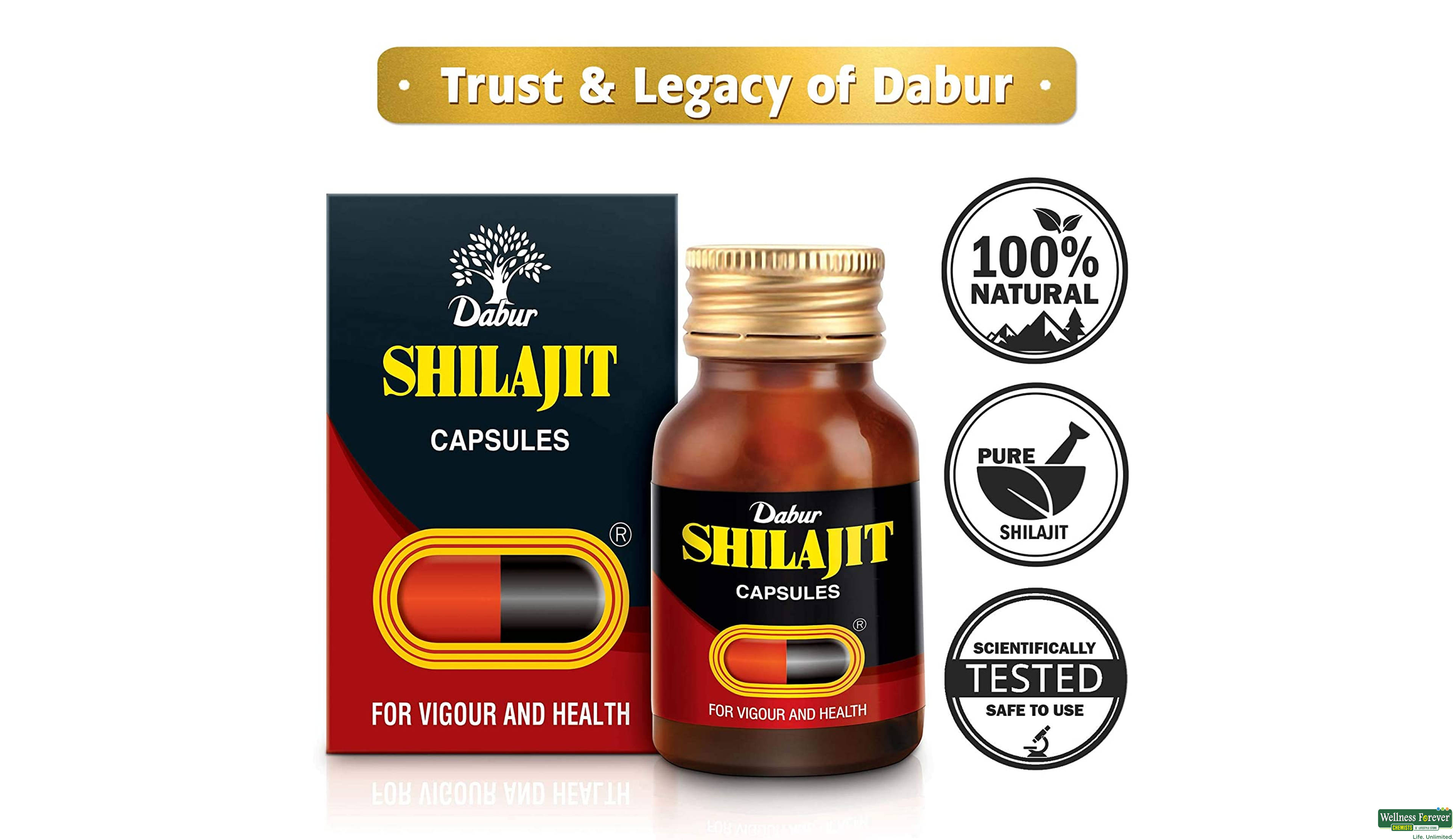 DABUR SHILAJIT 30CAP- 2, 30CAP, 