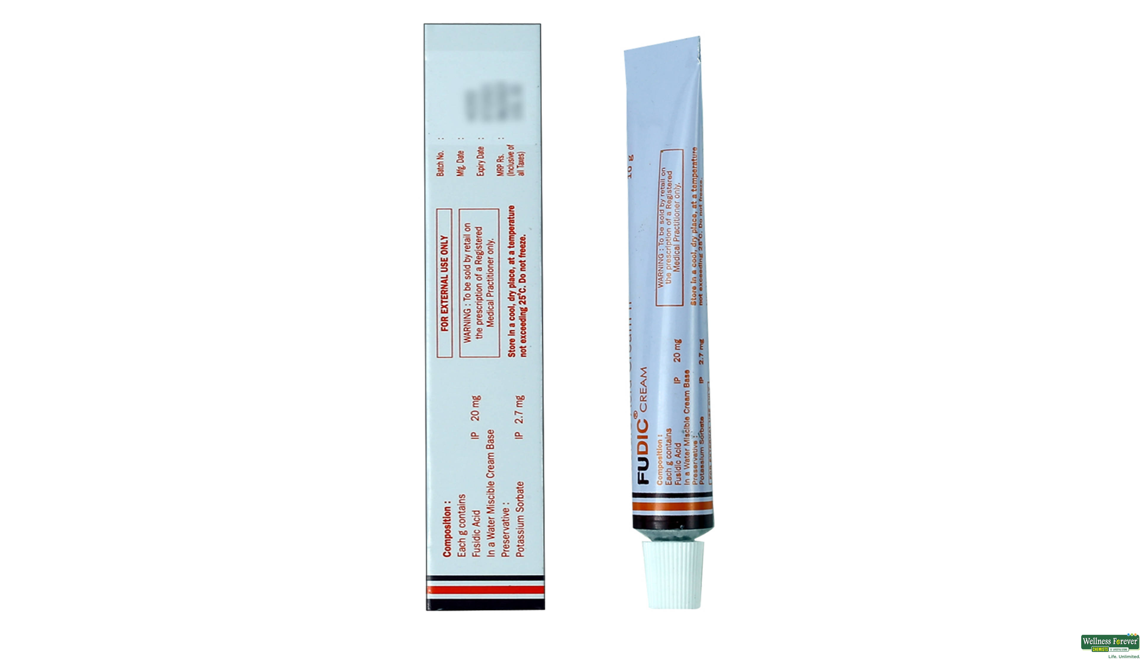FUDIC CREAM 10GM- 2, 10GM, 
