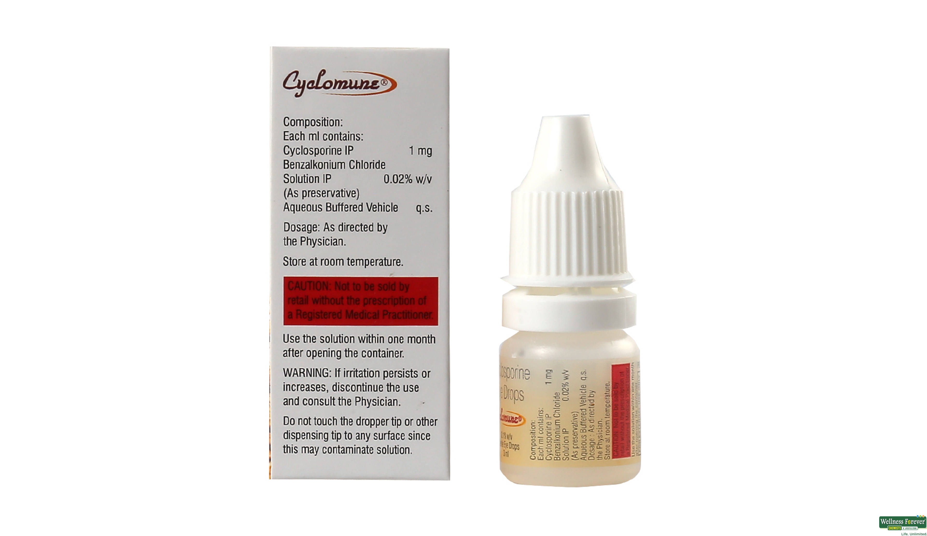CYCLOMUNE 0.1% E/DROP 3ML- 2, 3ML, null