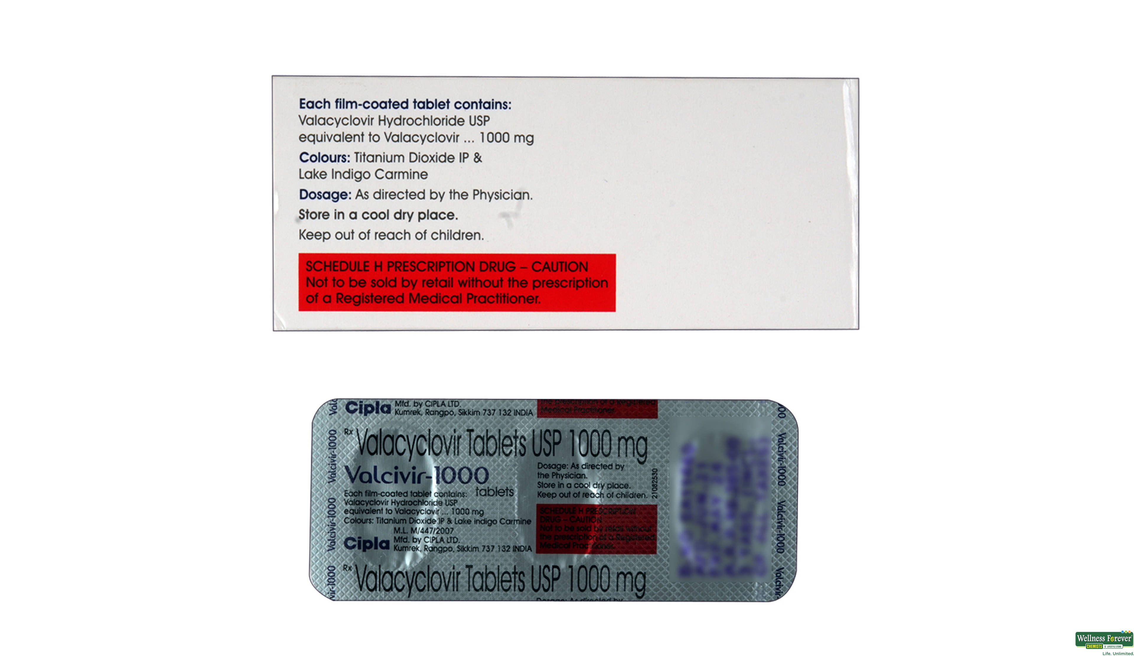 VALCIVIR 1000MG 3TAB- 2, 3TAB, null