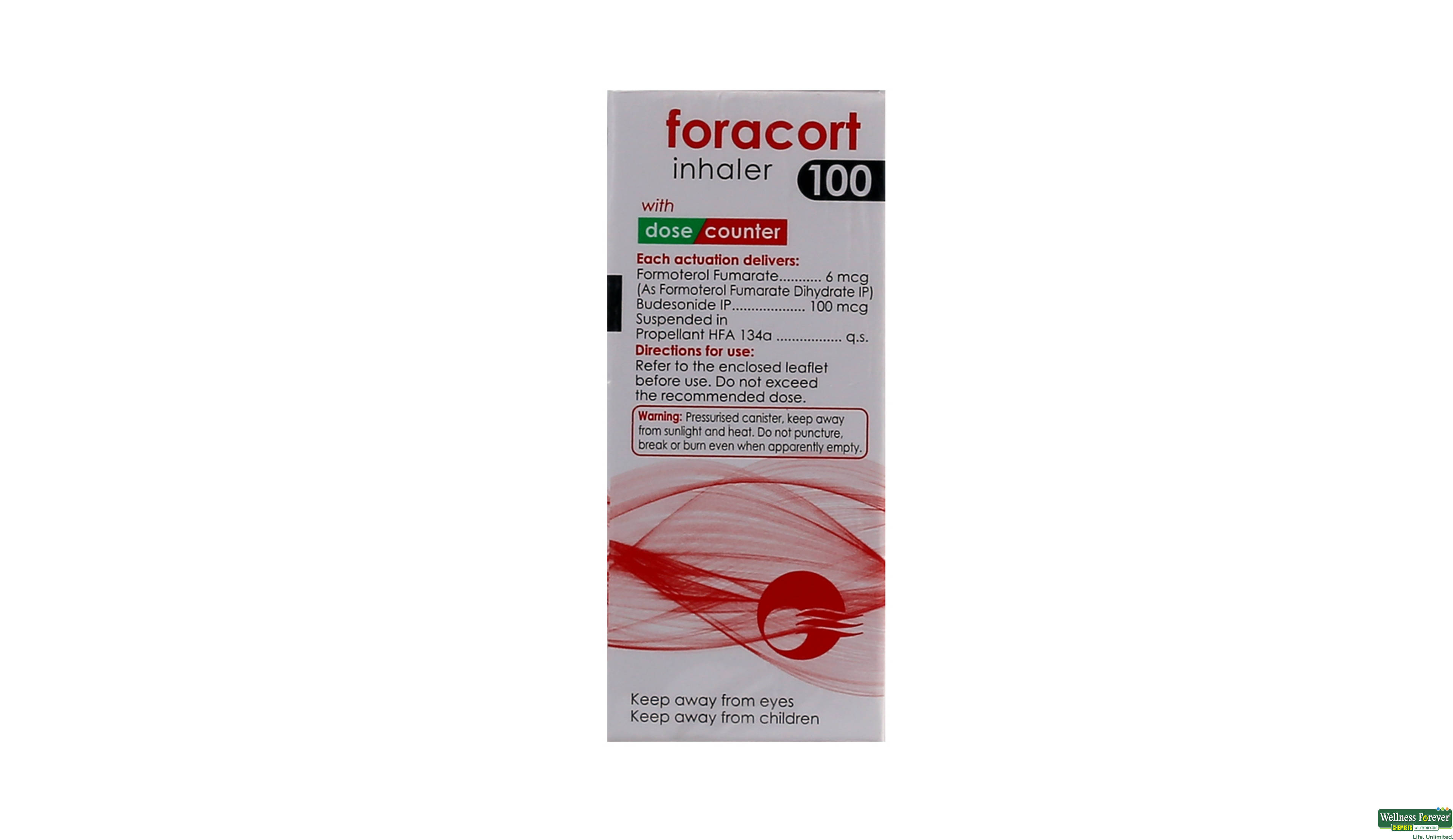 FORACORT 100 INHALAR- 2, 1PC, null