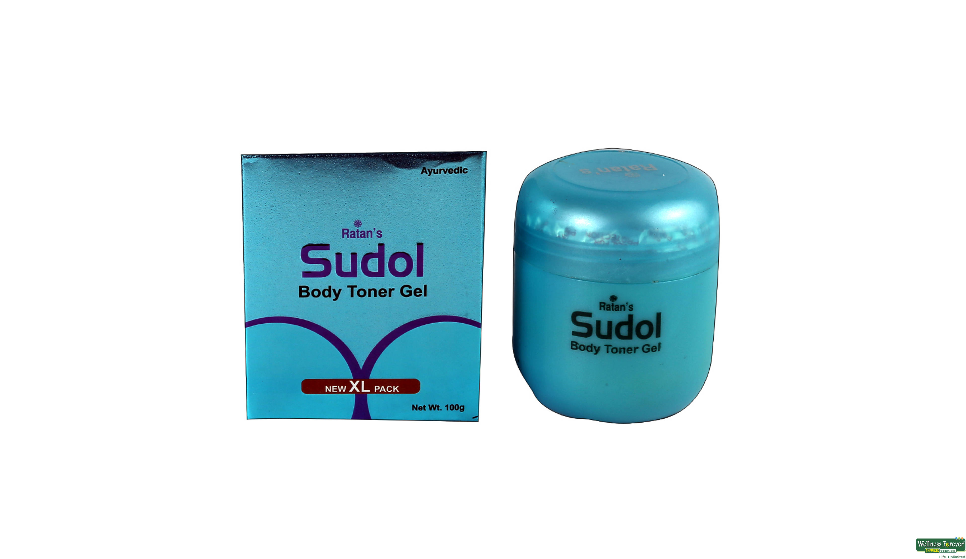 SUDOL BODY TONER GEL RATAN 100GM- 1, 100GM, 