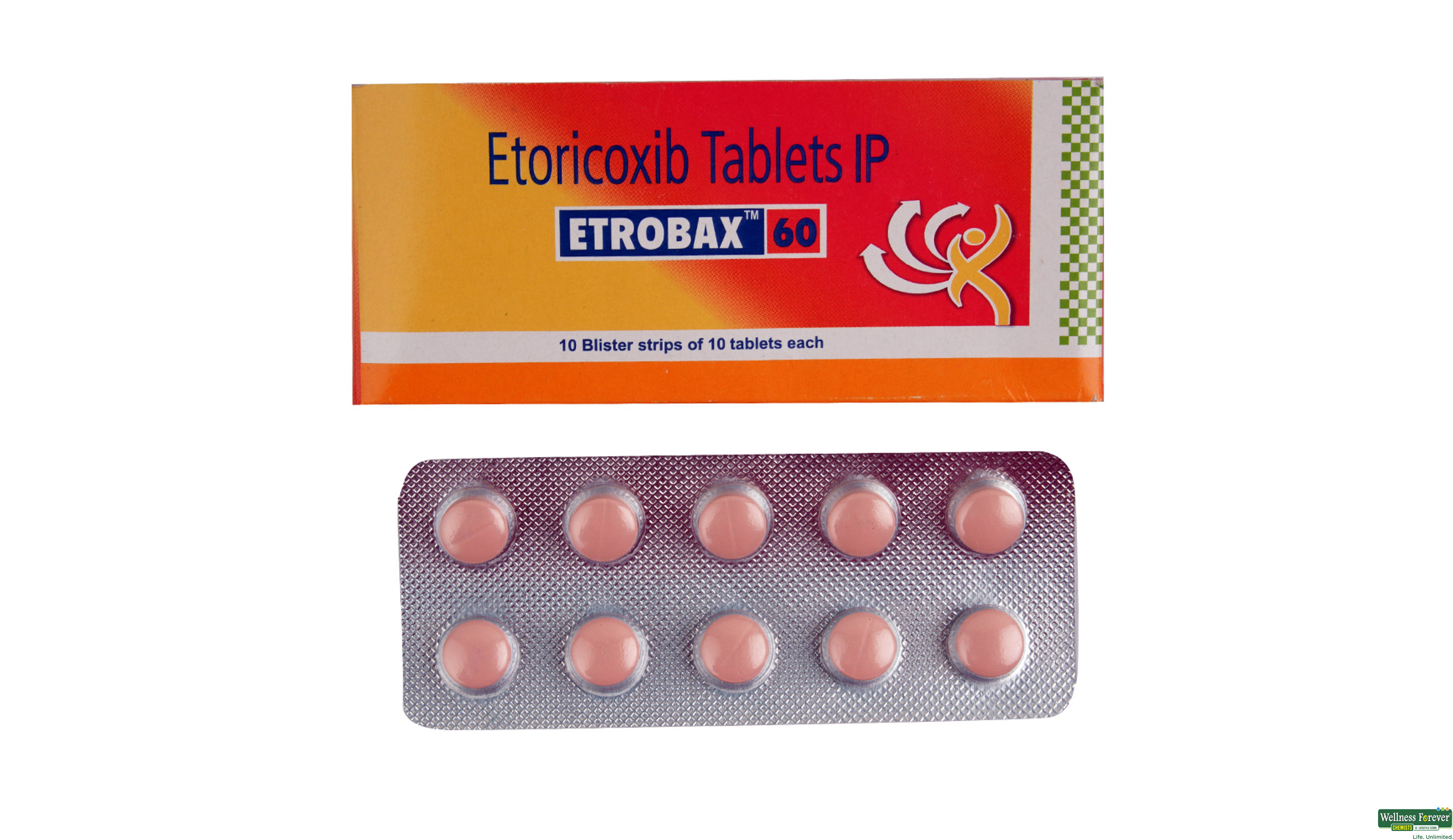 ETROBAX 60MG 10TAB- 1, 10TAB, 
