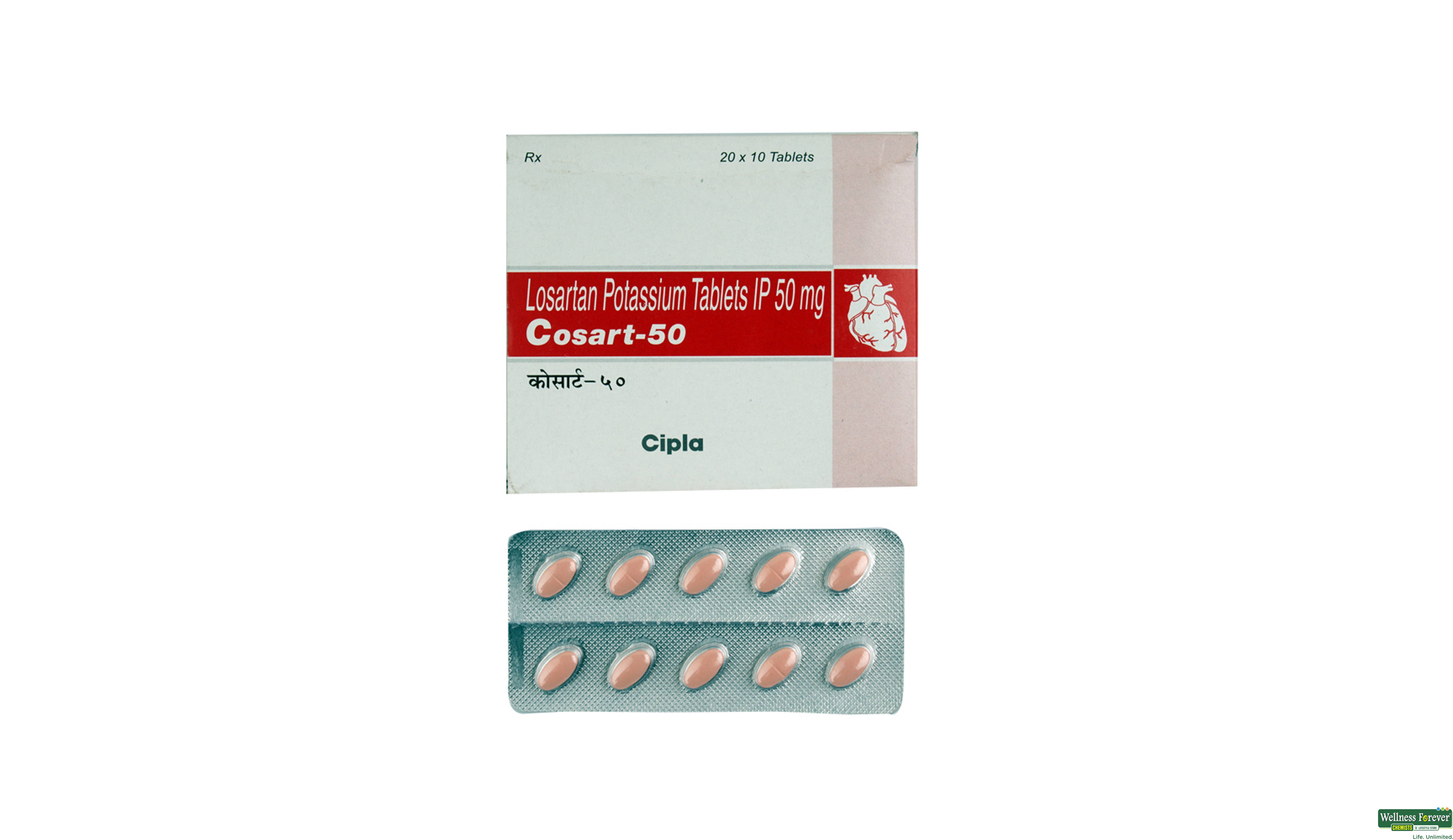 COSART 50MG 10TAB- 1, 10TAB, 