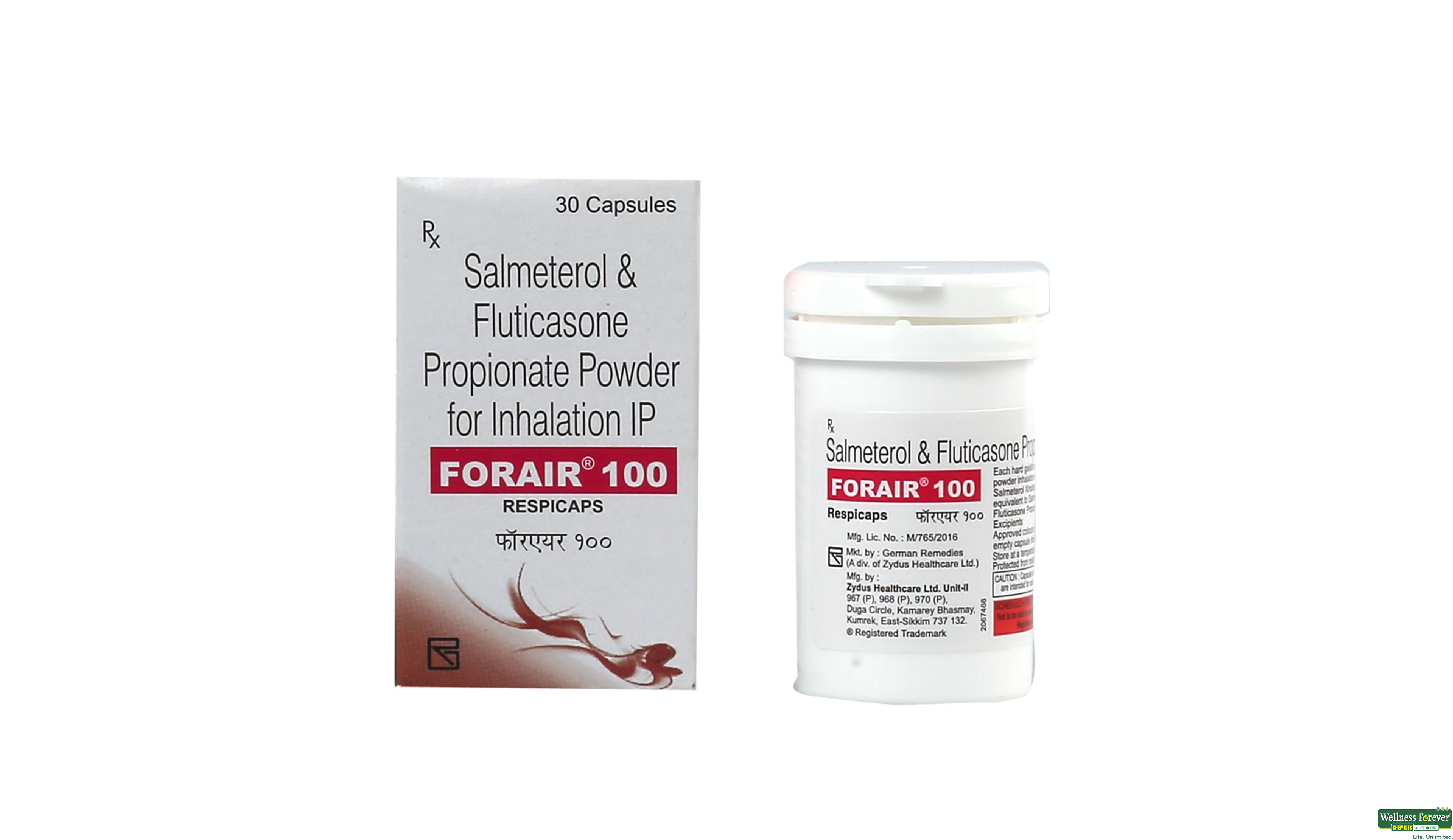 FORAIR 100 RESPICAP 30CAP- 1, 30CAP, 