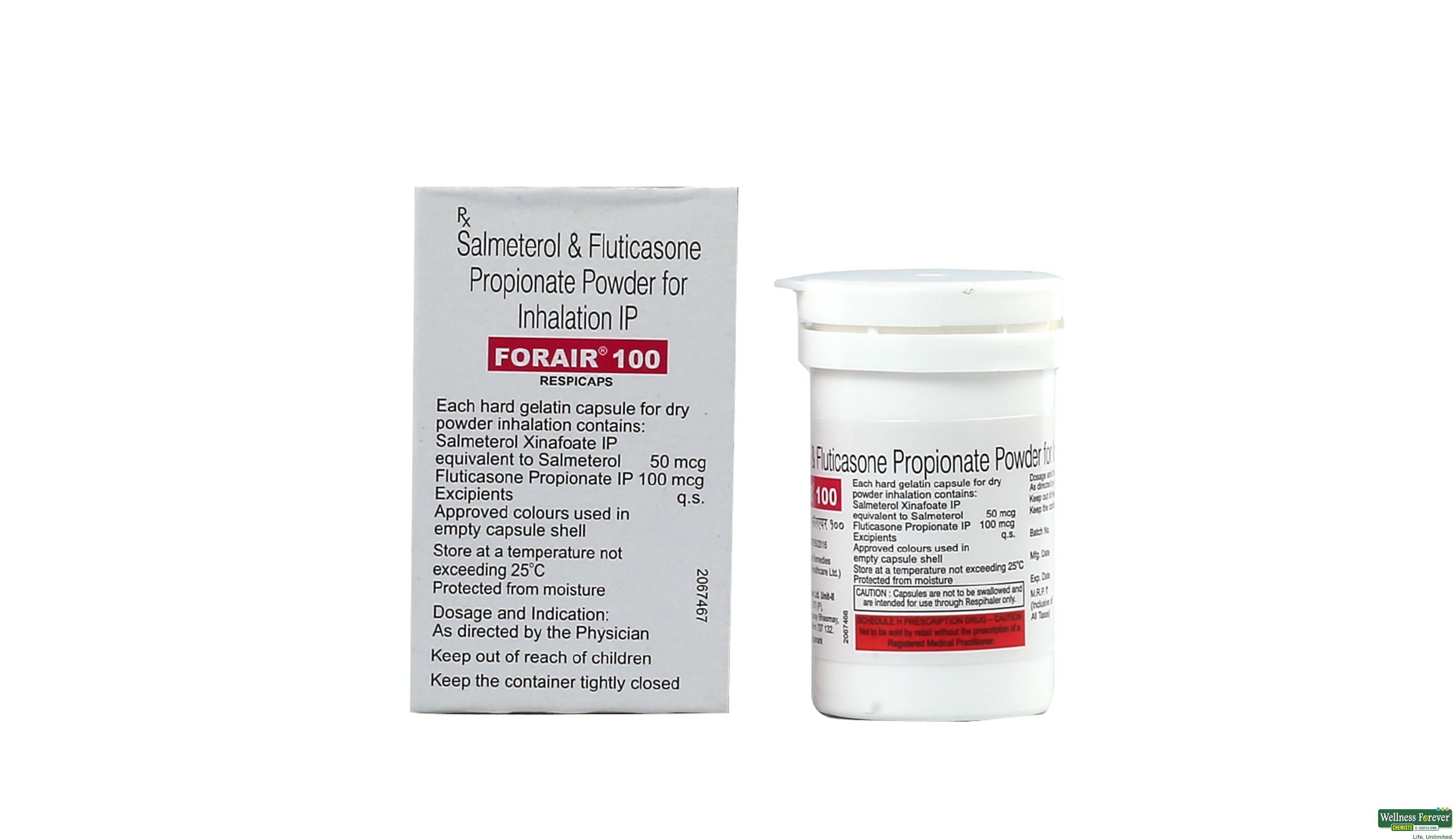 FORAIR 100 RESPICAP 30CAP- 2, 30CAP, 