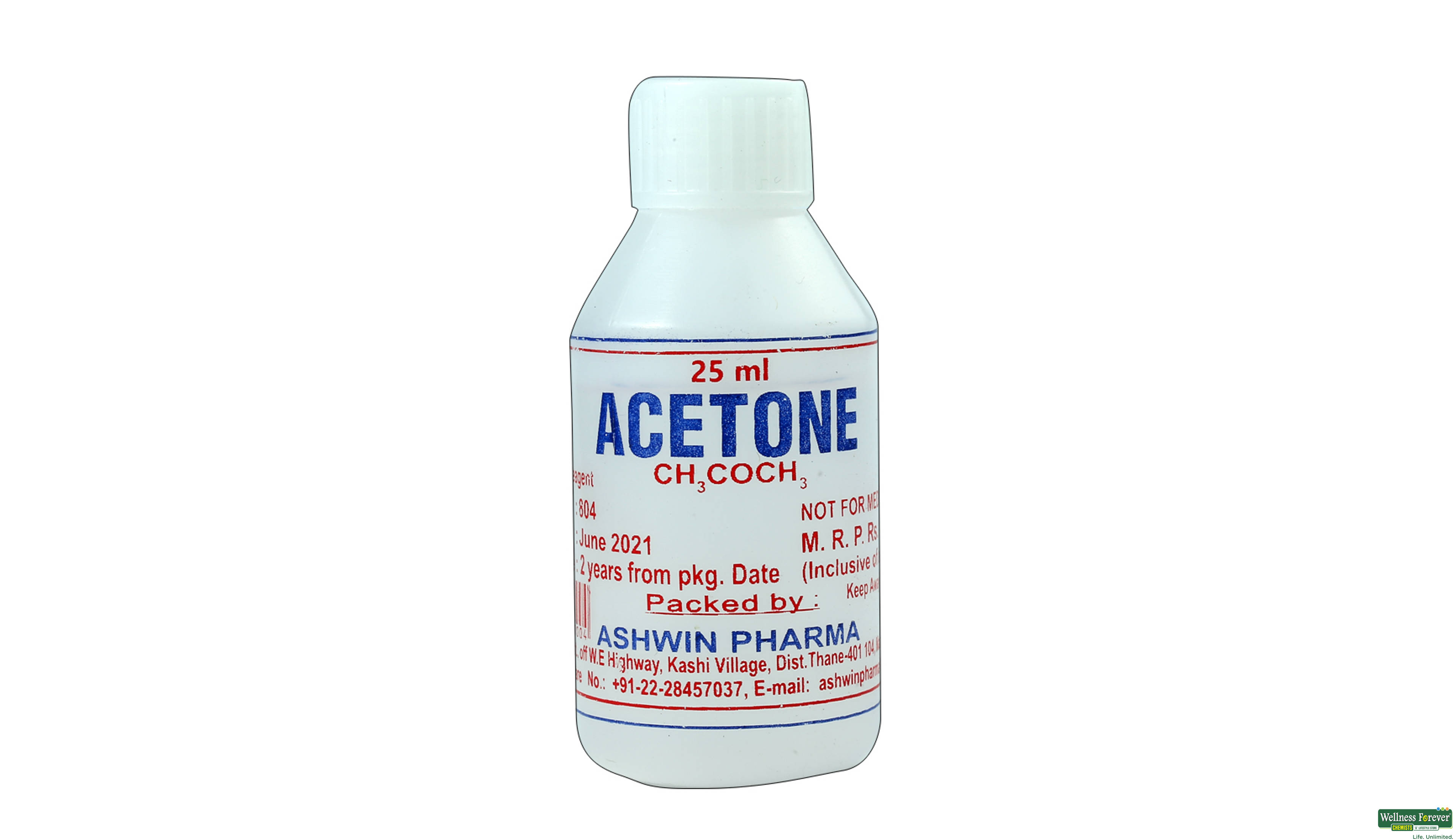 ACETONE ASHWIN 25ML- 1, 25ML, 