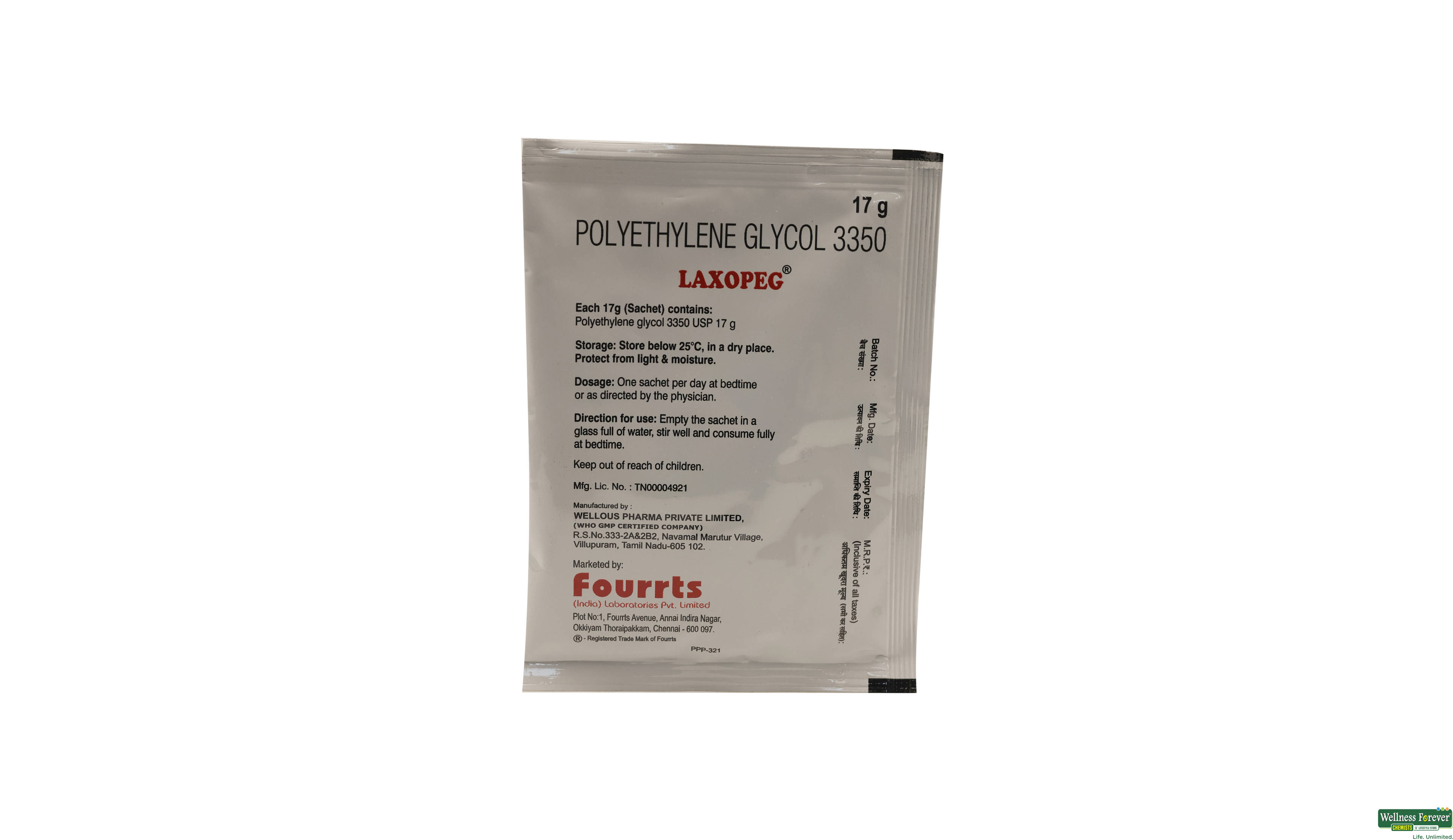 LAXOPEG SACH 17GM- 2, 17GM, 