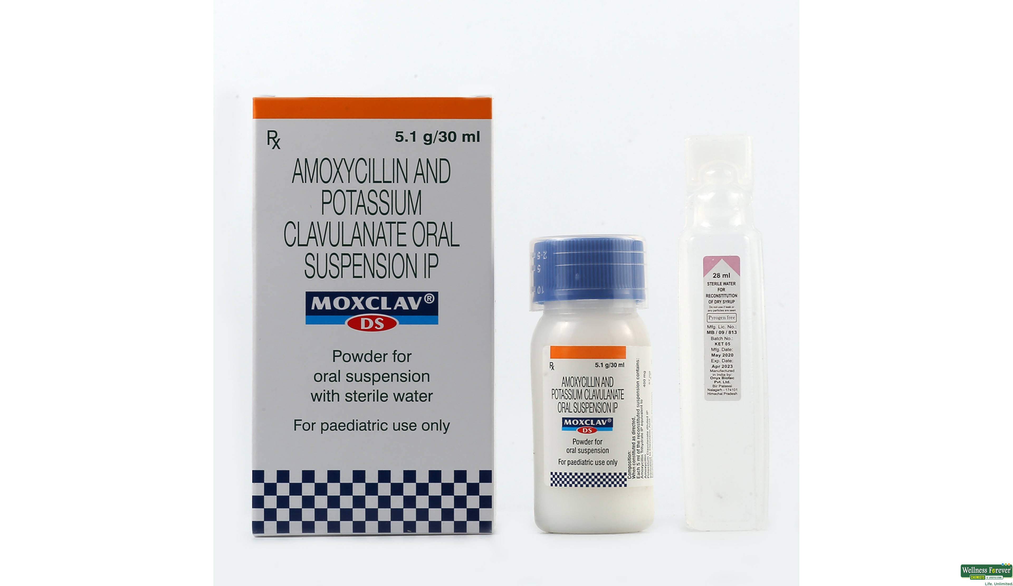 MOXCLAV-DS 457MG SYP 30ML- 1, 30ML, 