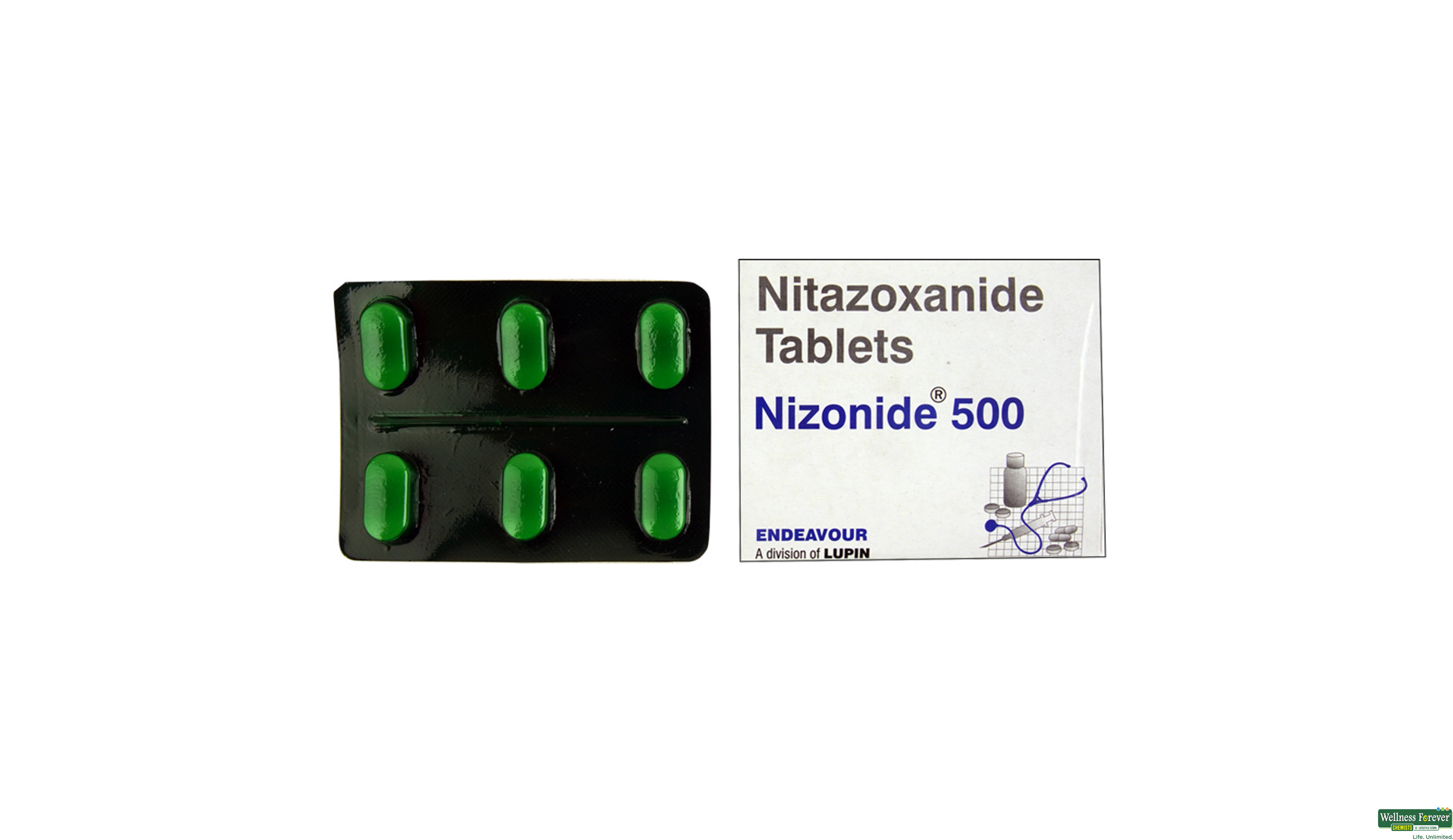 NIZONIDE 500MG 6TAB- 1, 6TAB, 