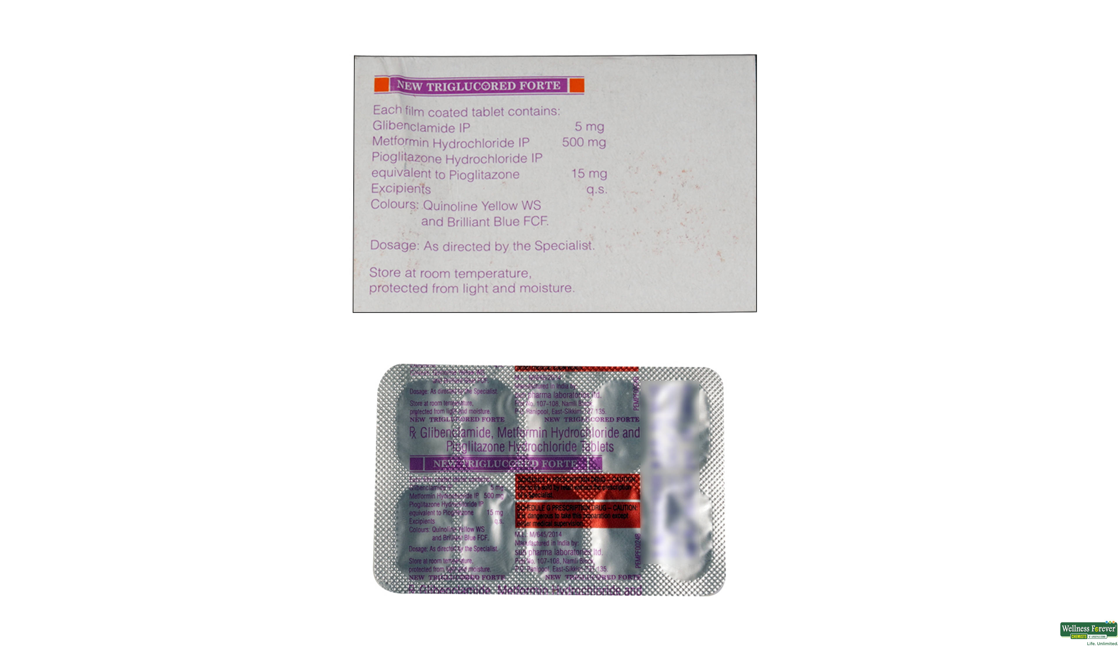 NEW-TRIGLUCORED-FORTE 10TAB- 2, 10TAB, 