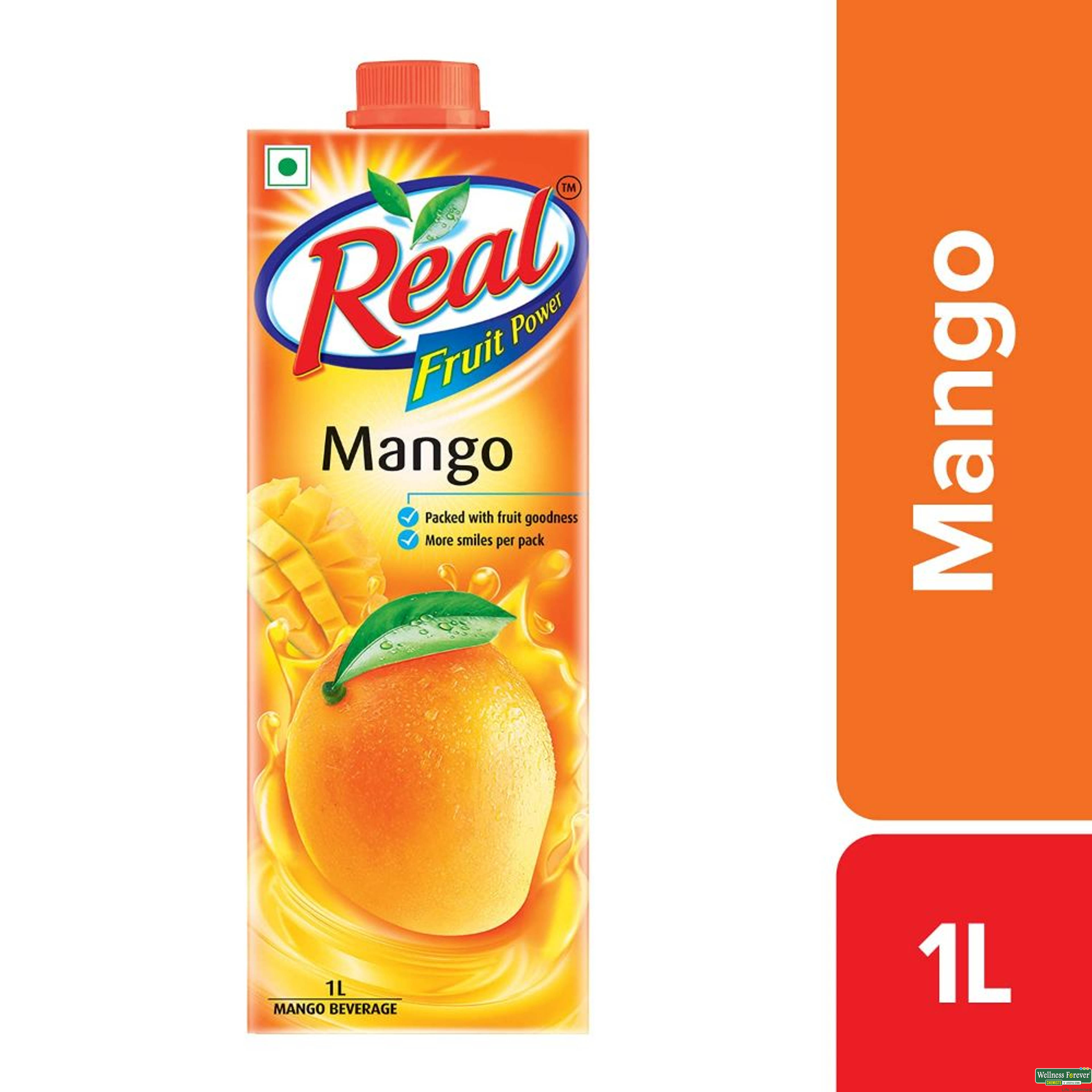 Real Fruit Power Juice Juice, Mango, 1 ltr-image