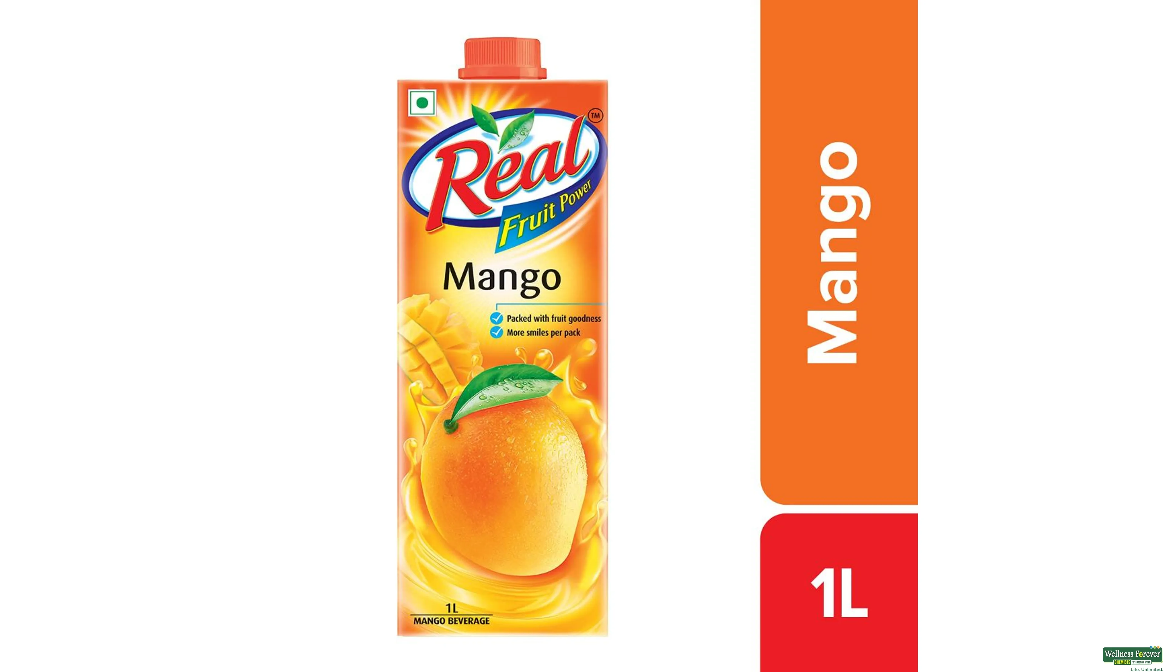 REAL JUICE MANGO 1LTR- 1, 1LTR, null