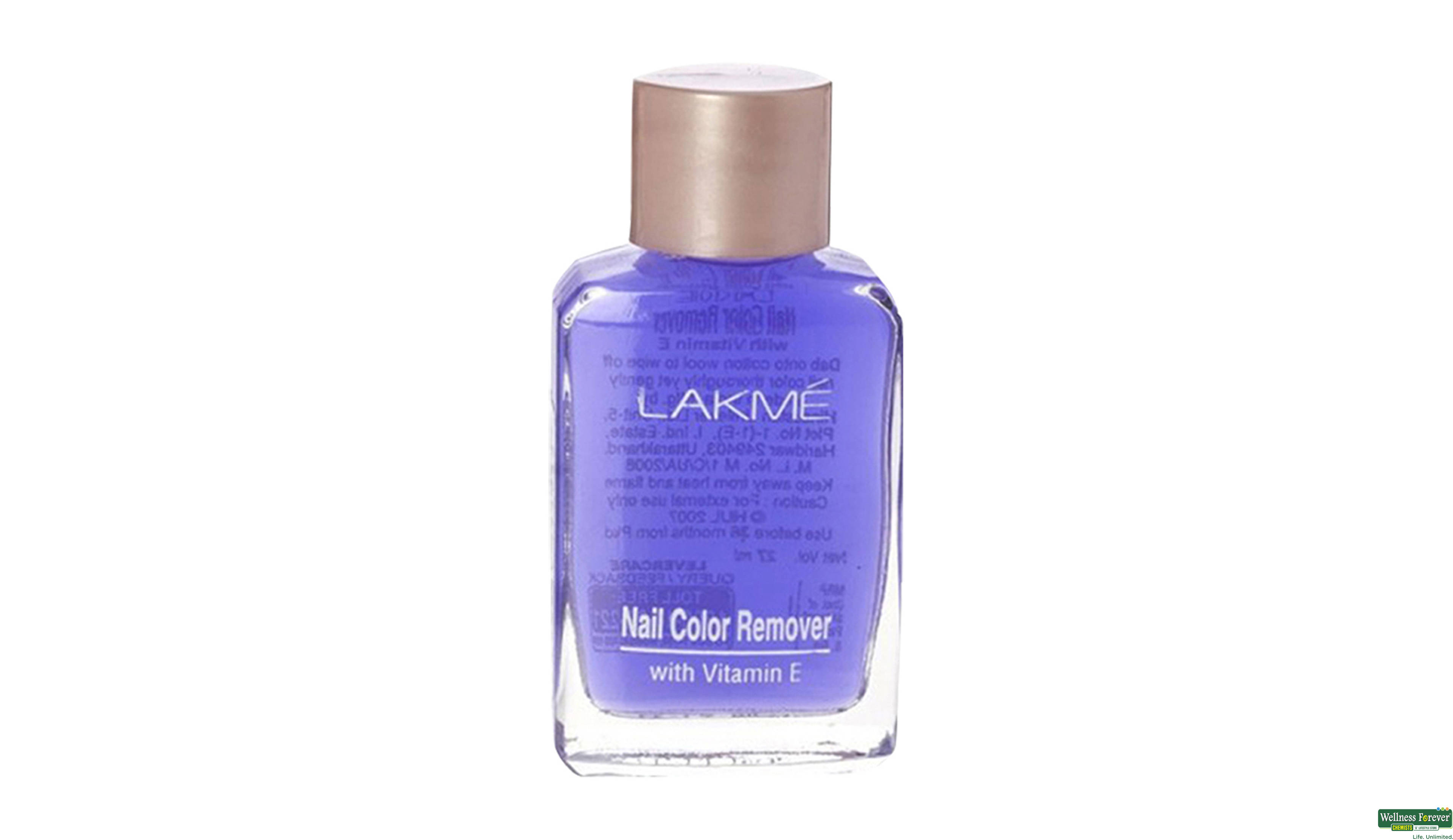 LAKME NAIL POLISH REMV 27ML- 2, 27ML, 