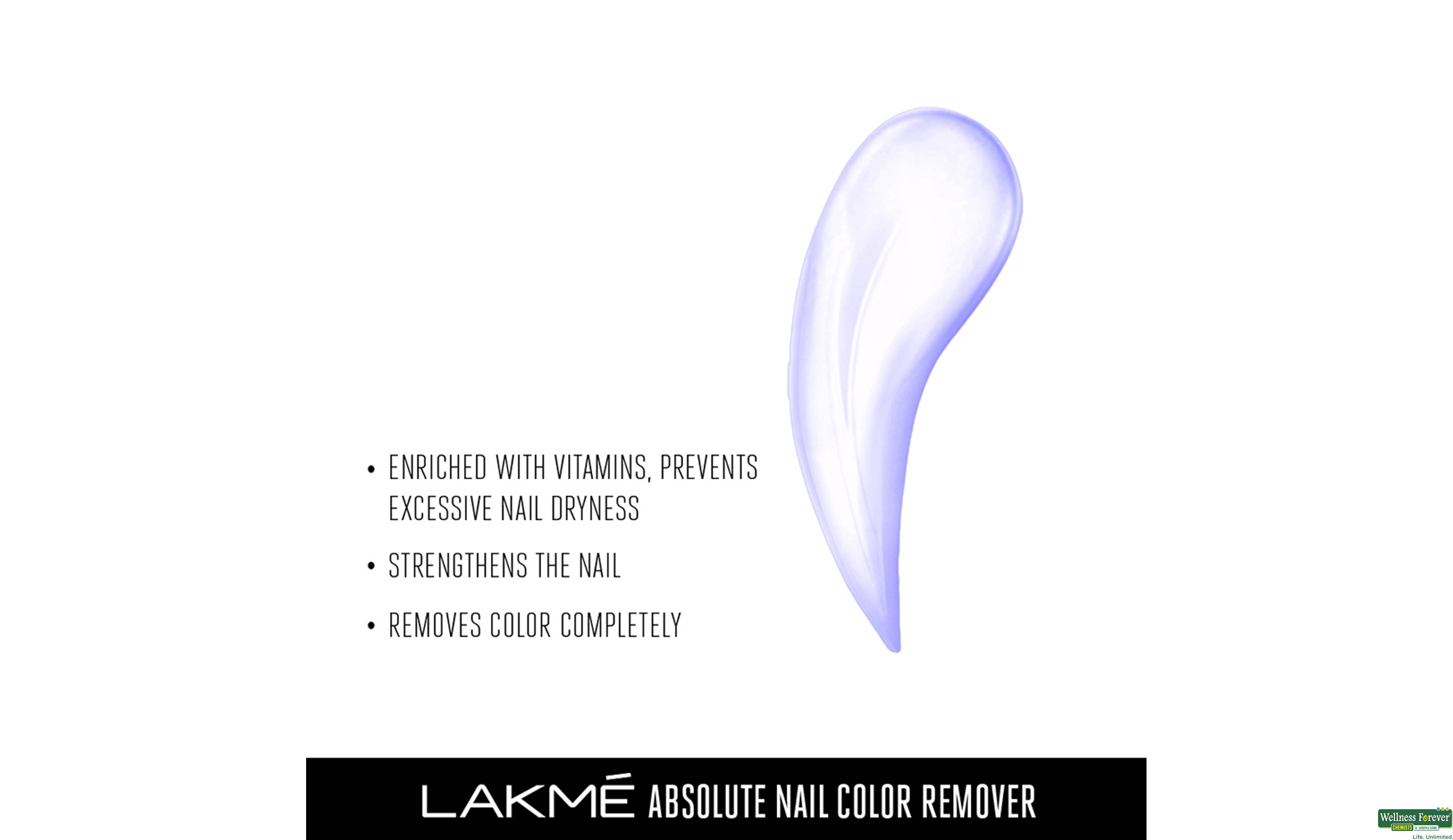 LAKME NAIL POLISH REMV 27ML- 3, 27ML, 