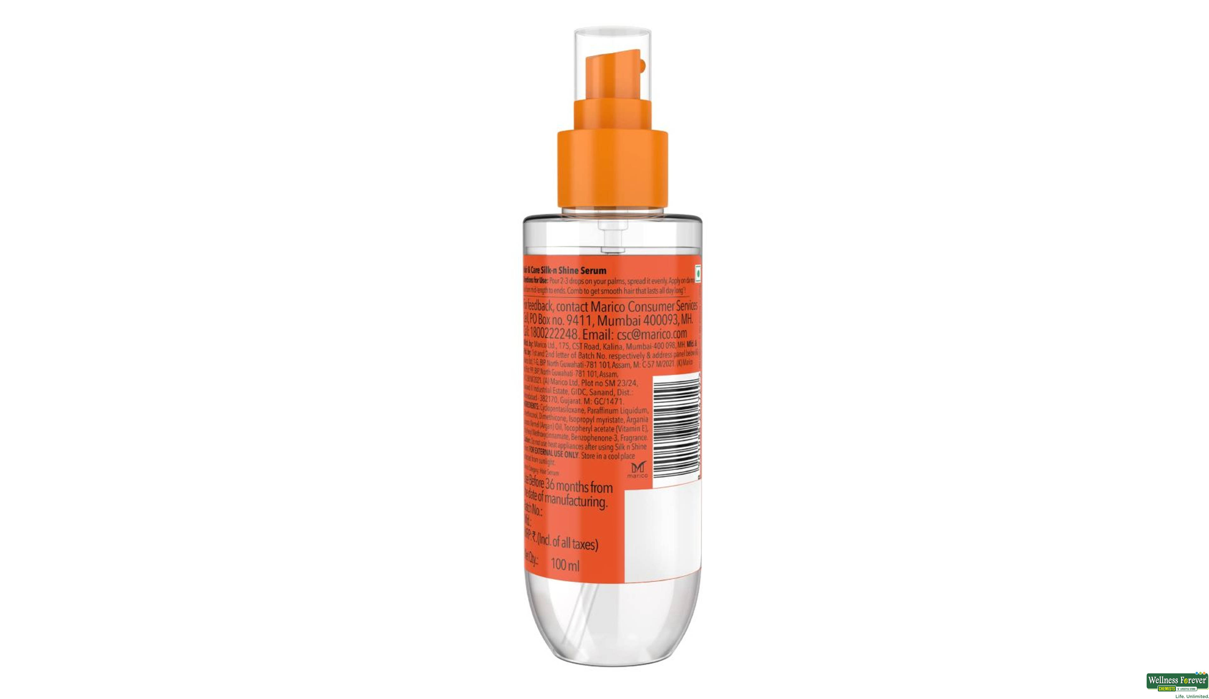 HAIRCARE HR/SOFTNER SILK N SHINE 100ML- 3, 100ML, 