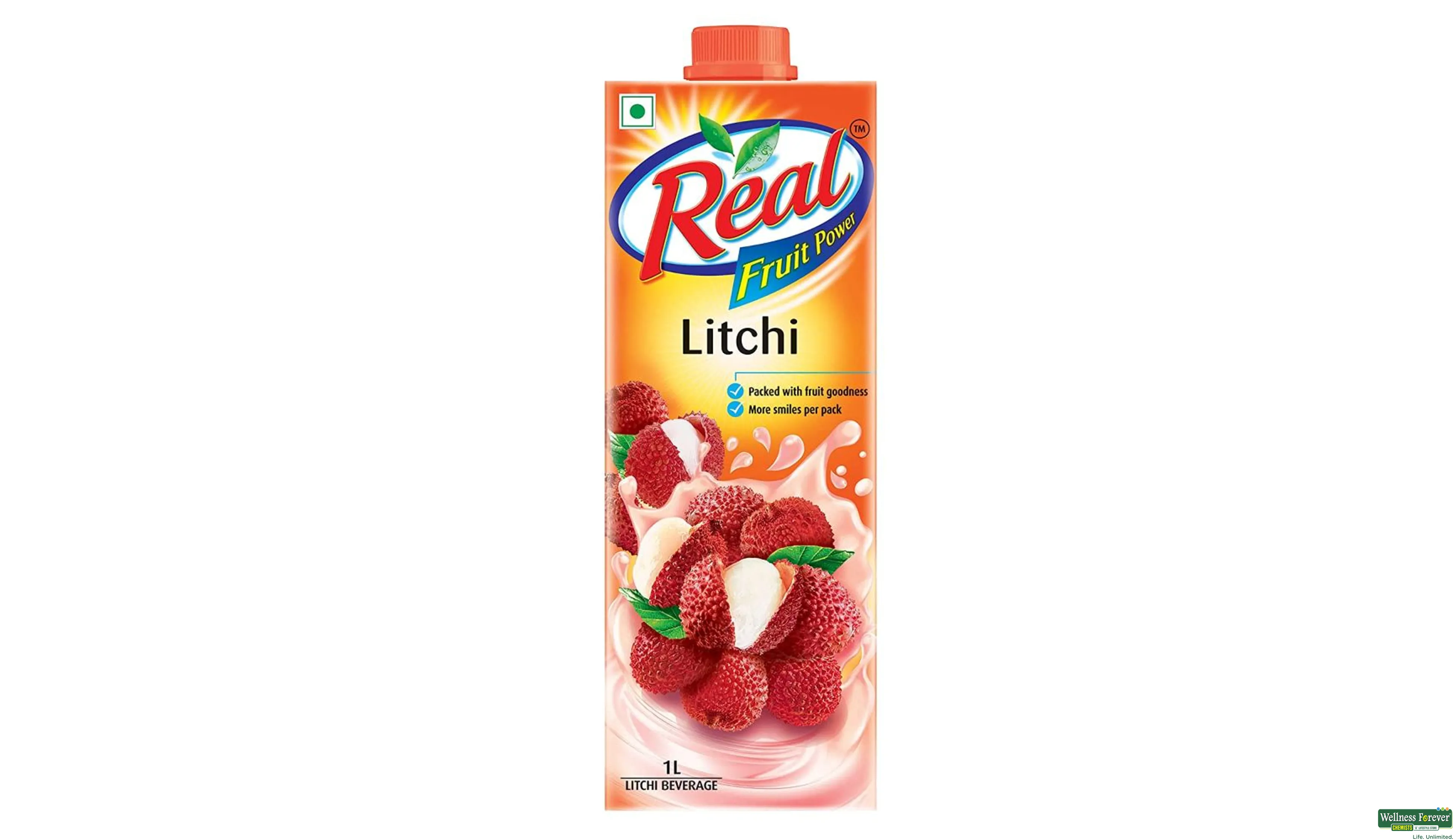 REAL JUICE LITCHI 1LTR- 2, 1LTR, null