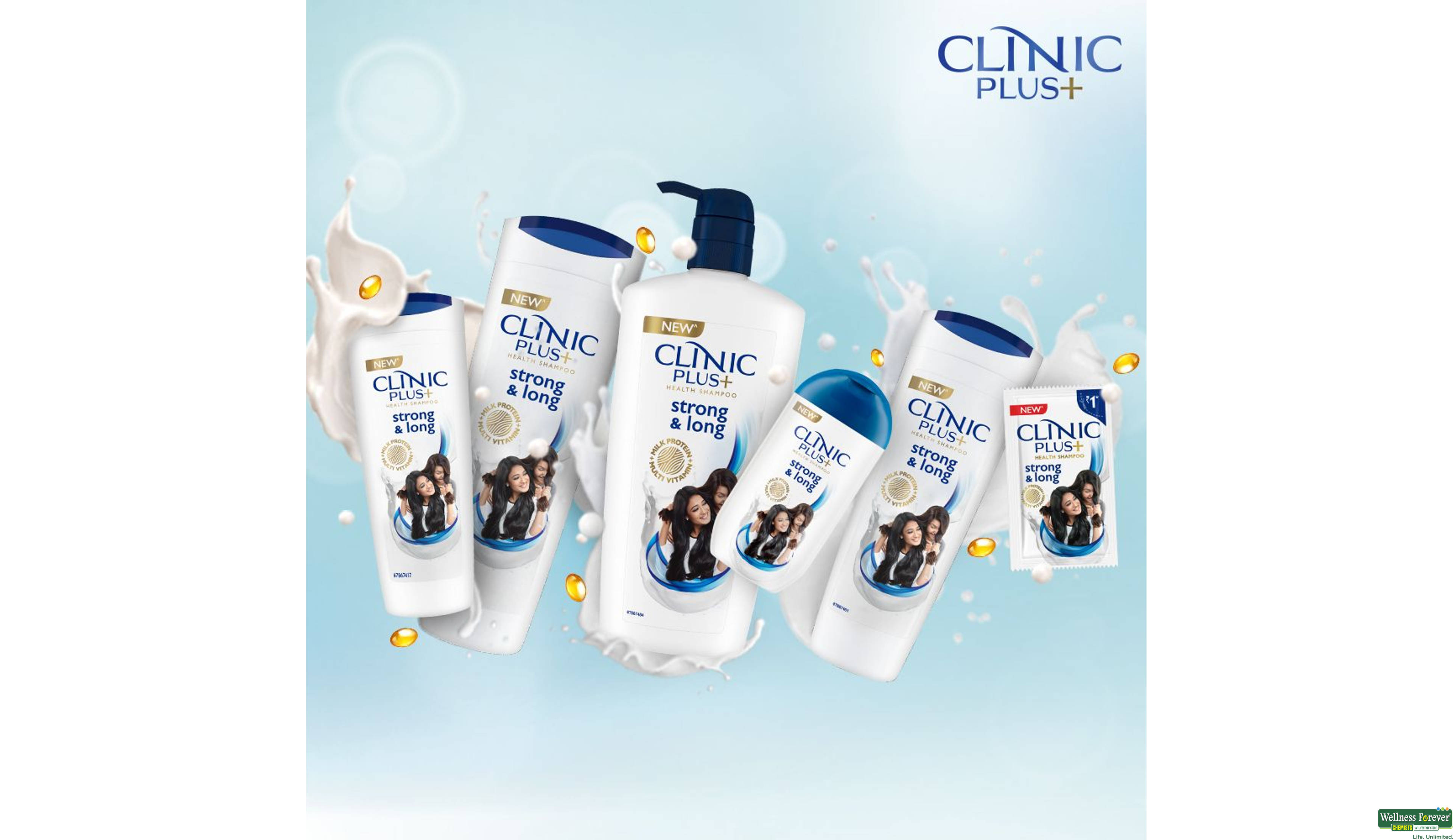 CLINIC P SHMP STRONG/L HEALTH MILK 355ML- 6, 355ML, 