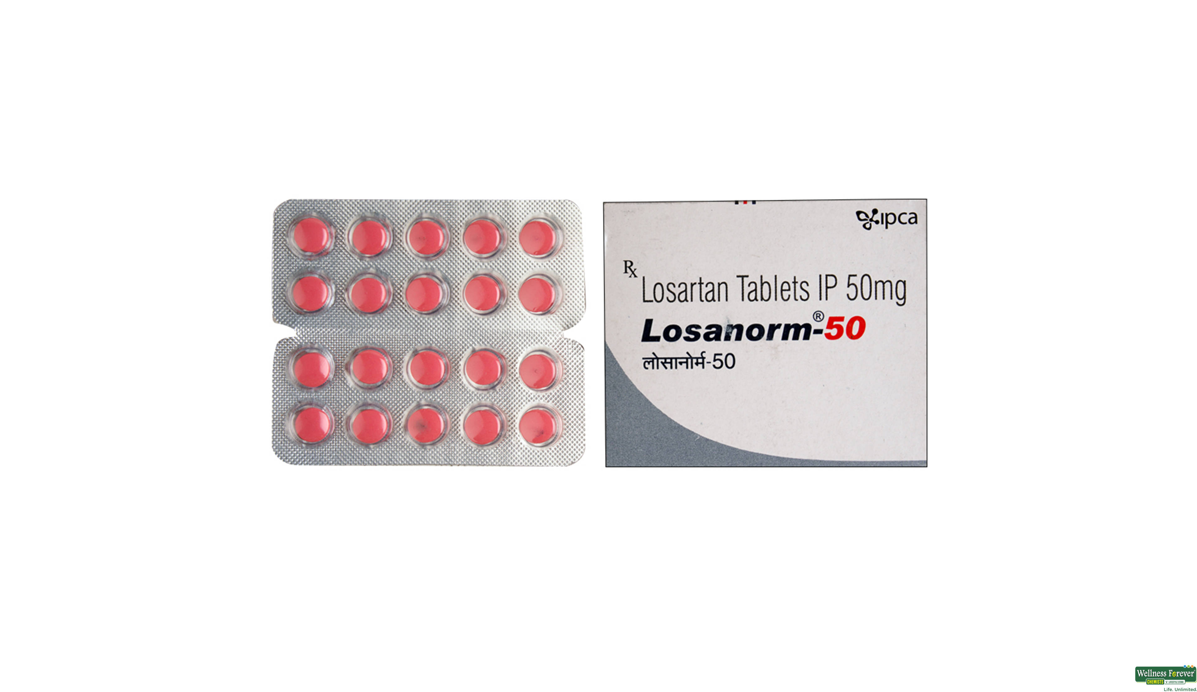 LOSANORM 50MG 10TAB- 1, 10TAB, 