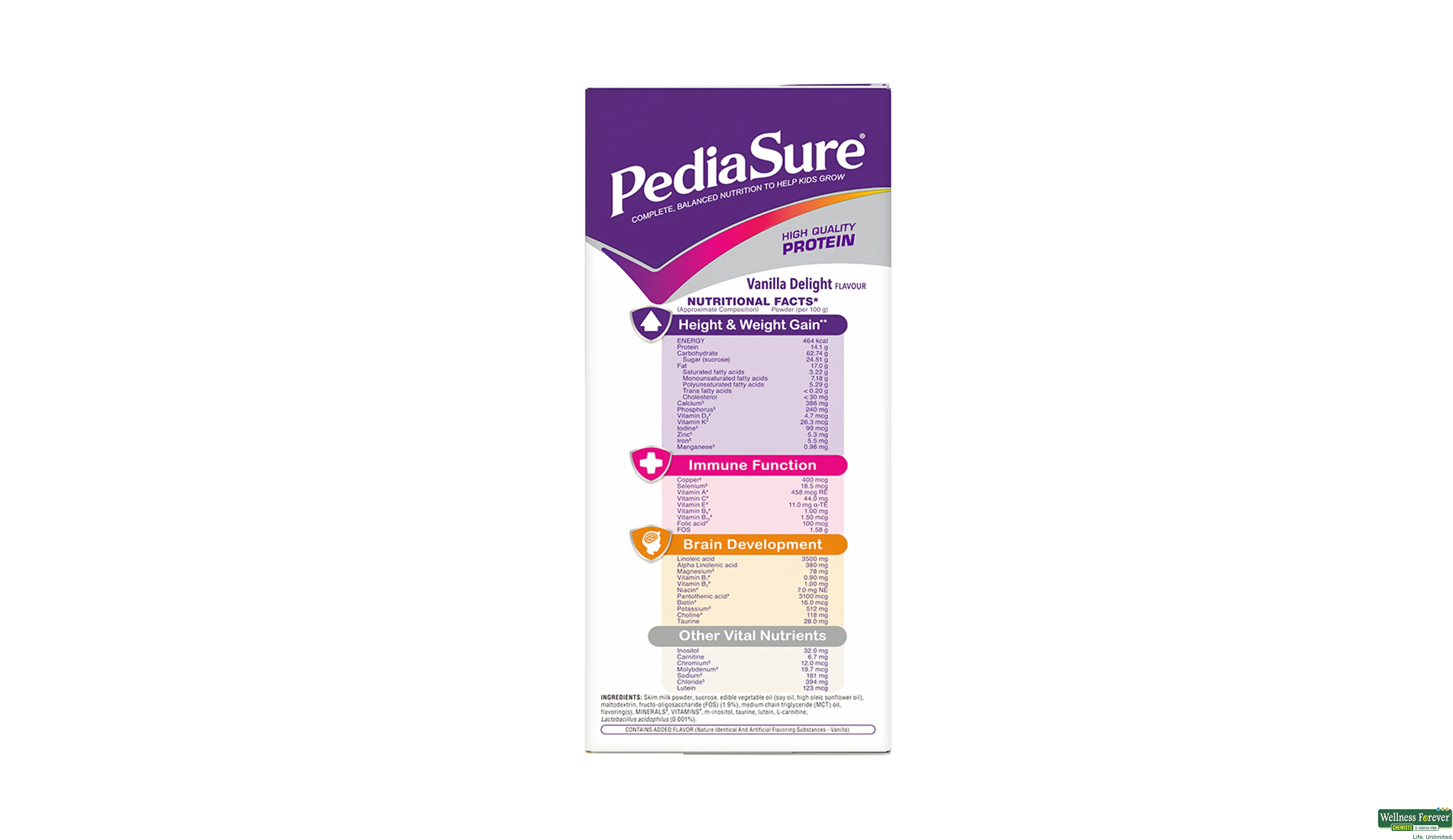 PEDIASURE PWDR VANILA BOX 1KG- 6, 1KG, 