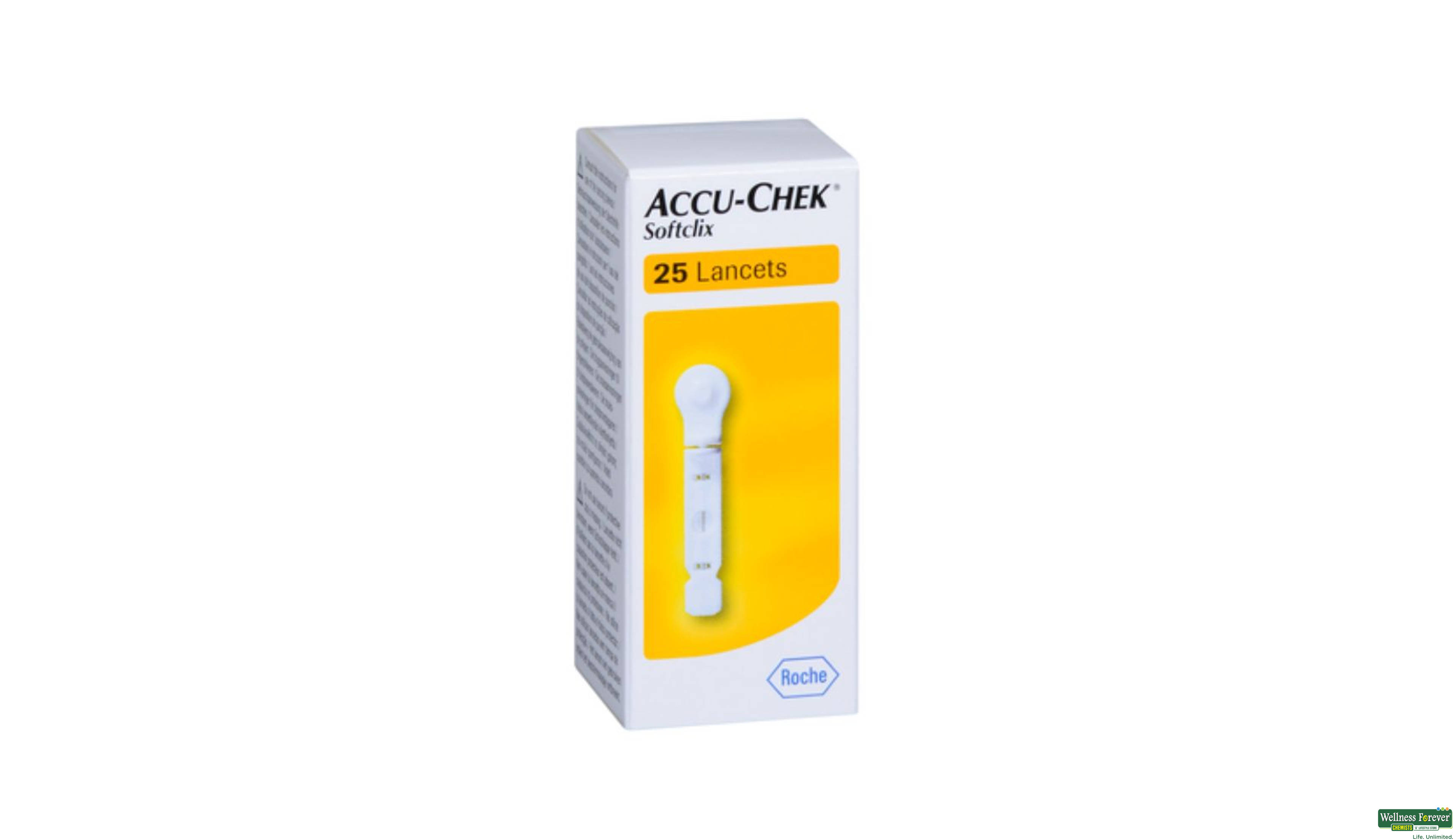 ACCU CHEK SOFTCLIX LANCET 25S NICH- 1, 25PC, 