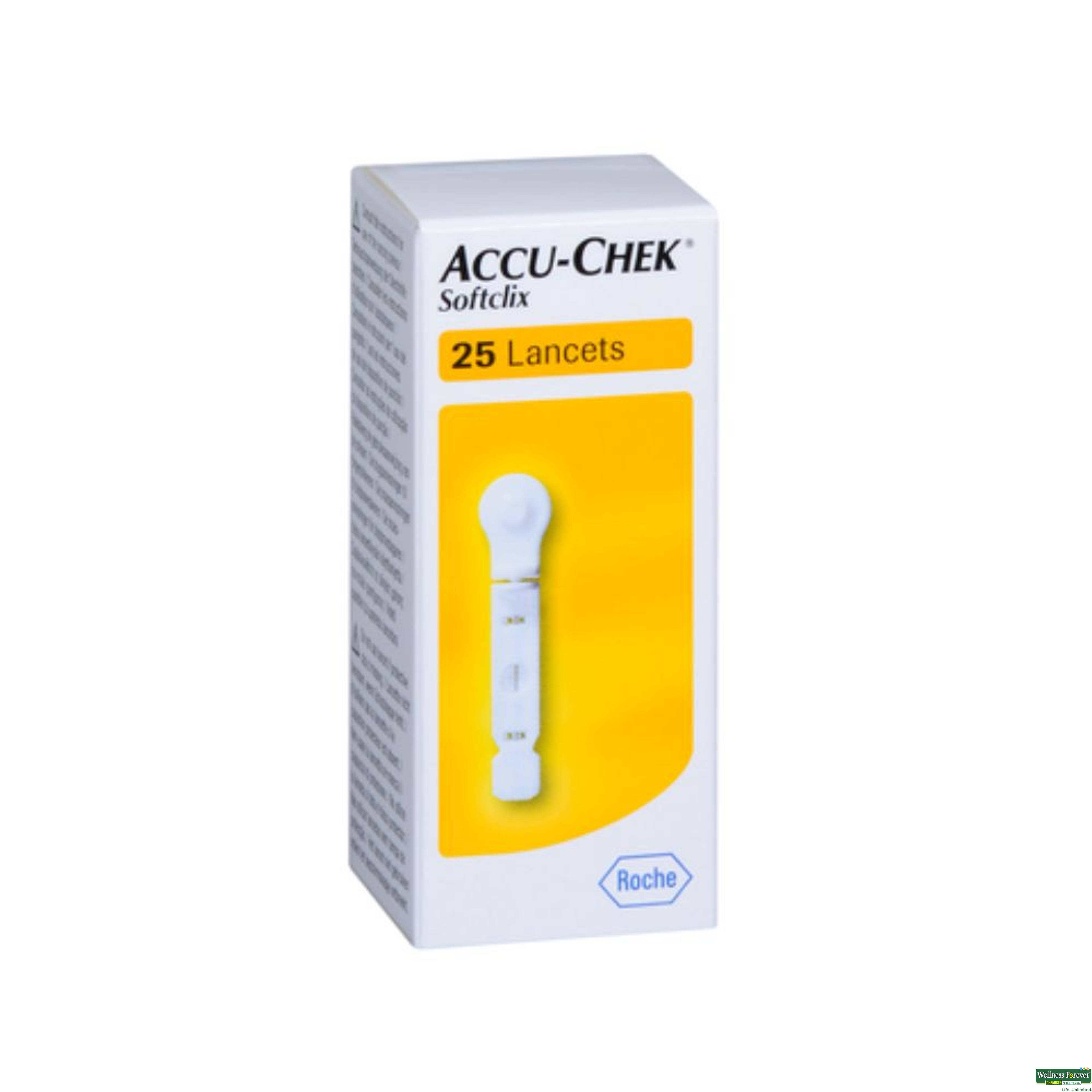 Accu-Chek Softclix Lancet, 25 Pieces-image