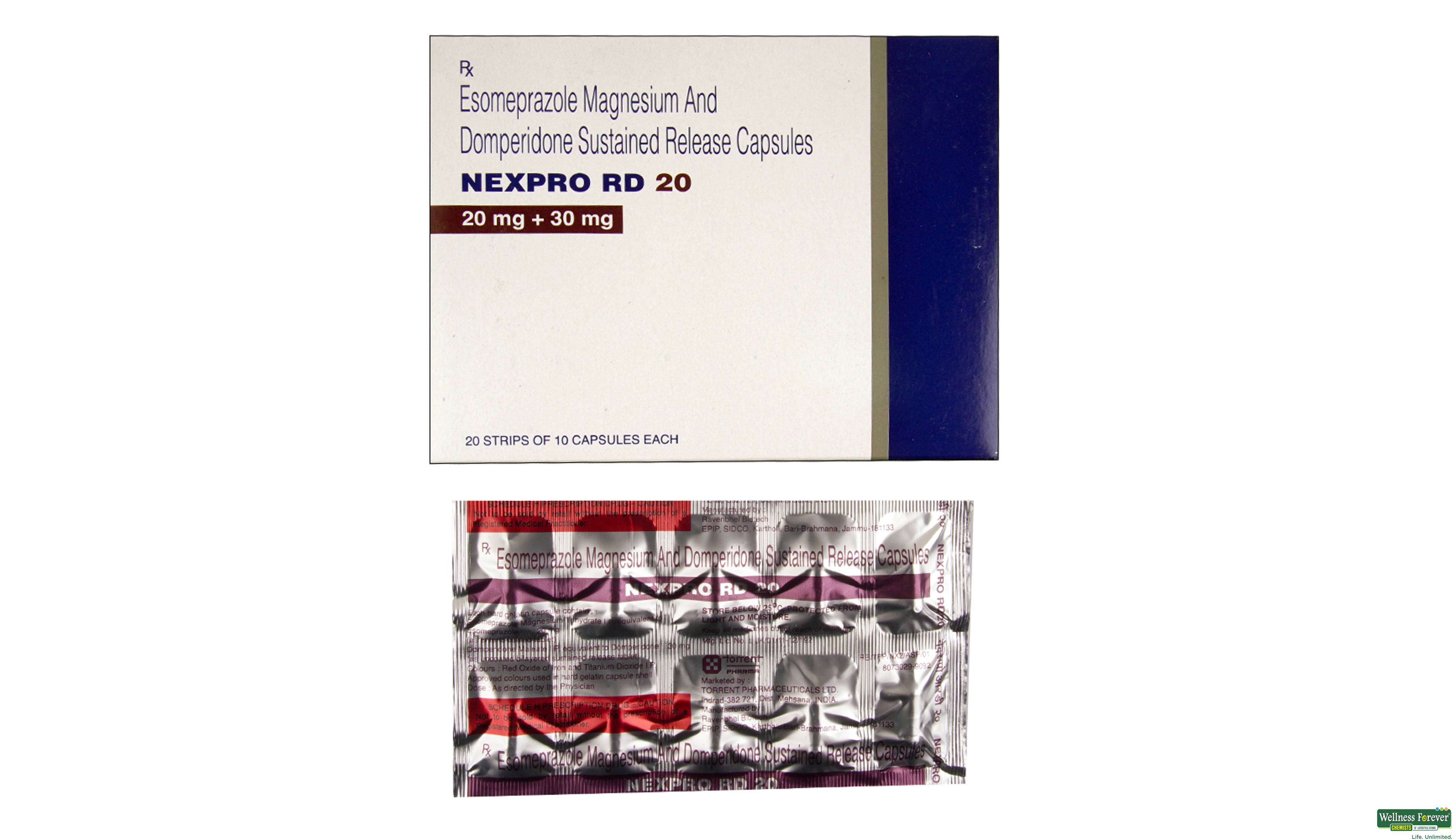 NEXPRO-RD 20MG 10CAP- 1, 10CAP, null