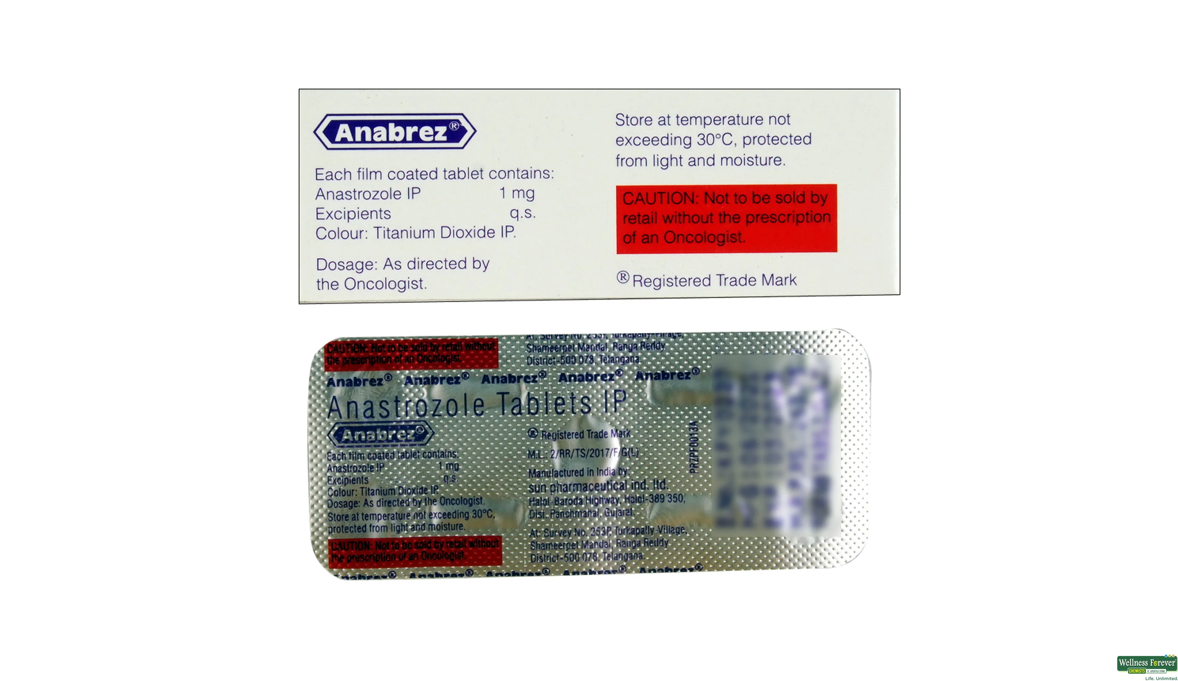 ANABREZ 1MG 5TAB- 2, 5TAB, 