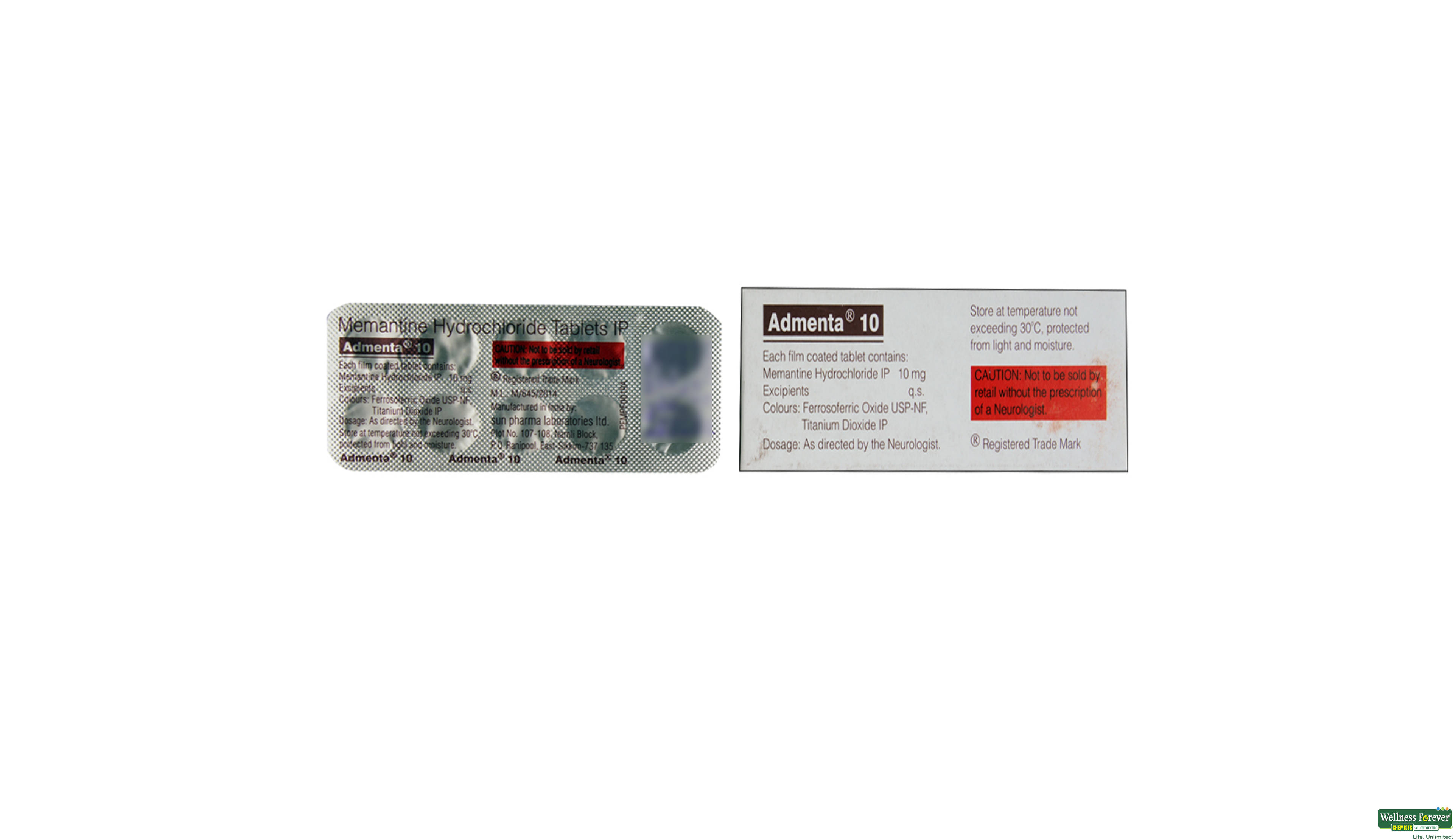 ADMENTA 10MG 10TAB- 2, 10TAB, null