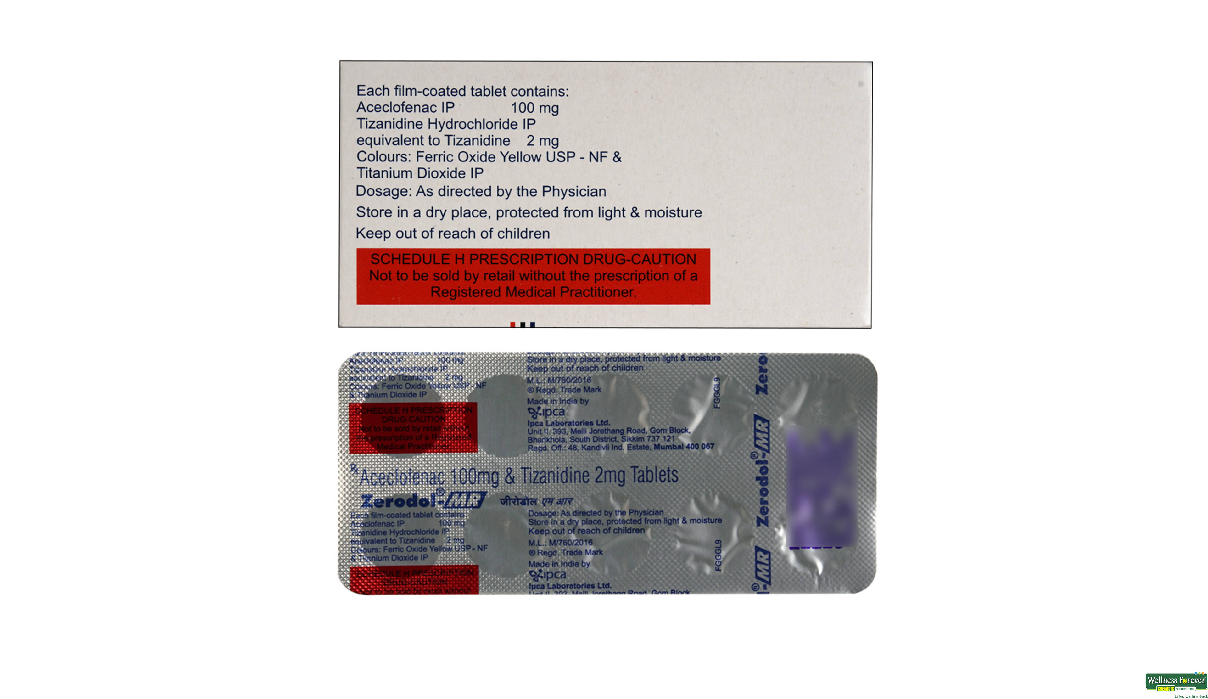 ZERODOL-MR 10TAB- 2, 10TAB, null