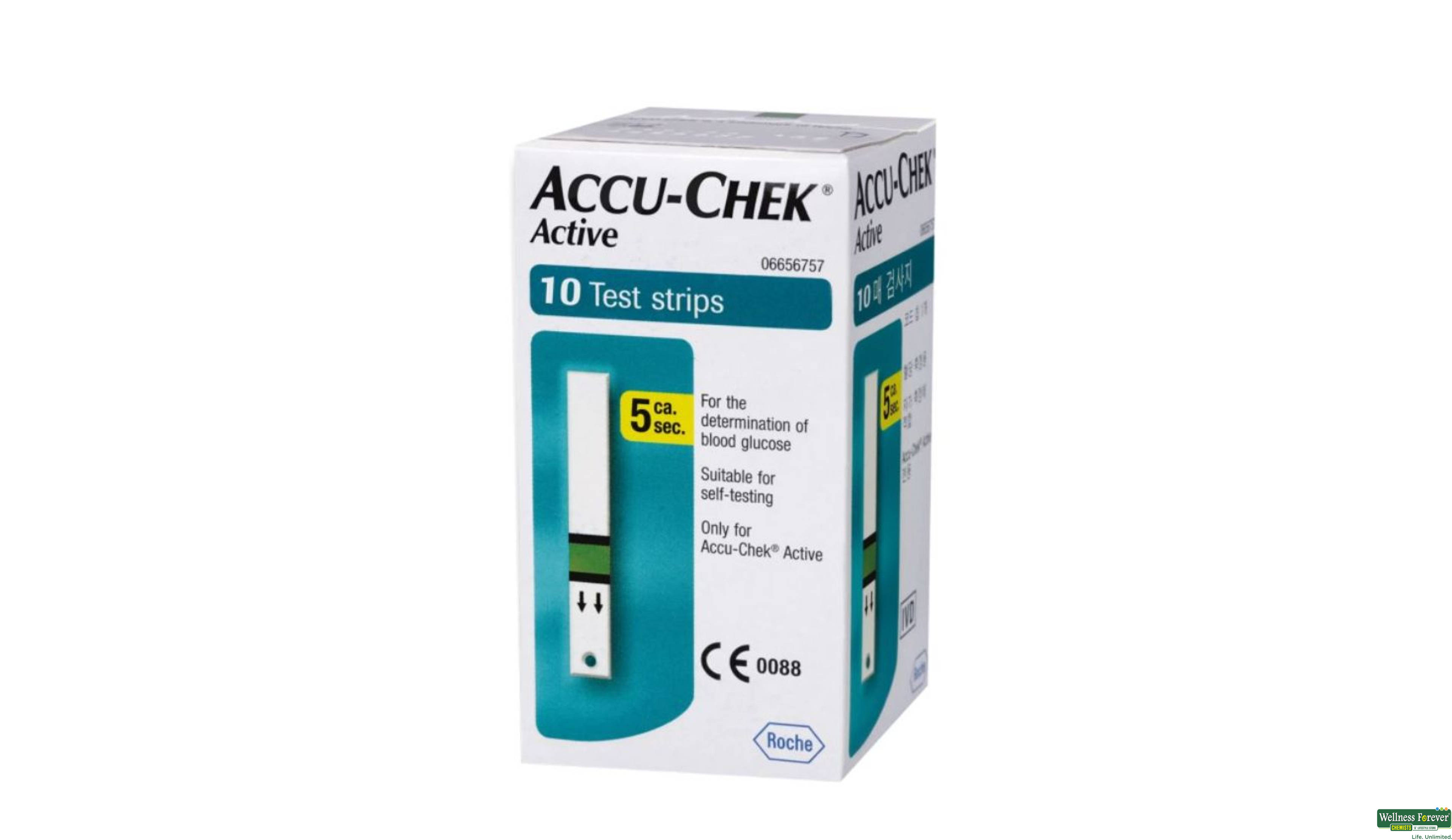 ACCU CHEK ACTIVE 10S NICH- 1, 10PC, 